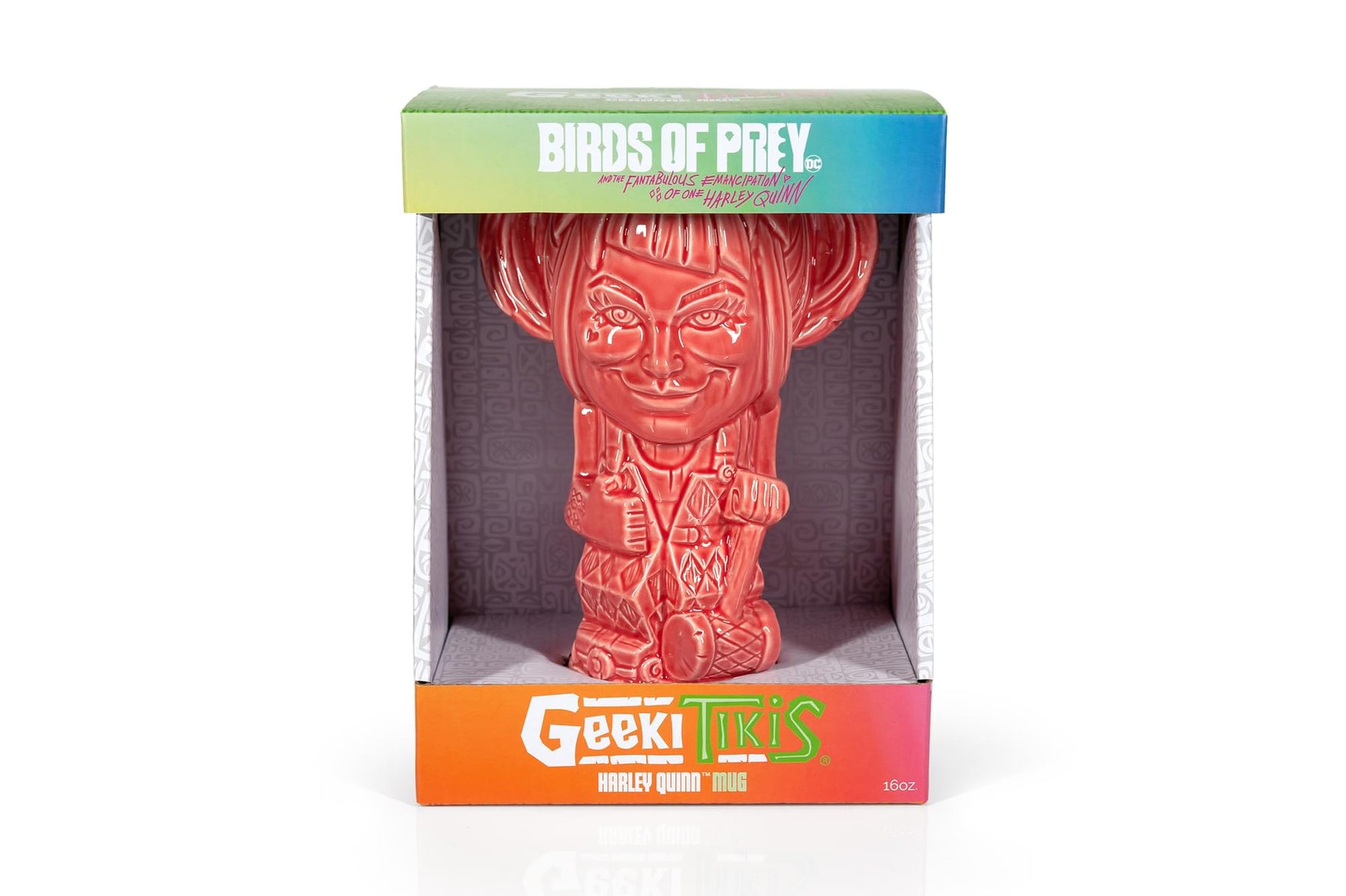 Geeki Tikis Birds Of Prey Harley Quinn Ceramic Tiki Style Mug | Holds 16 Ounces