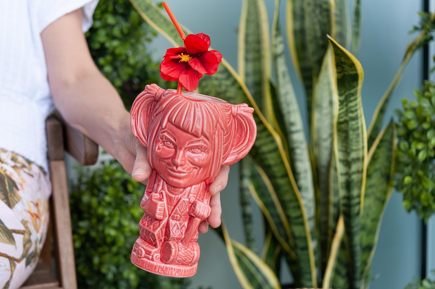 Geeki Tikis Birds Of Prey Harley Quinn Ceramic Tiki Style Mug | Holds 16 Ounces