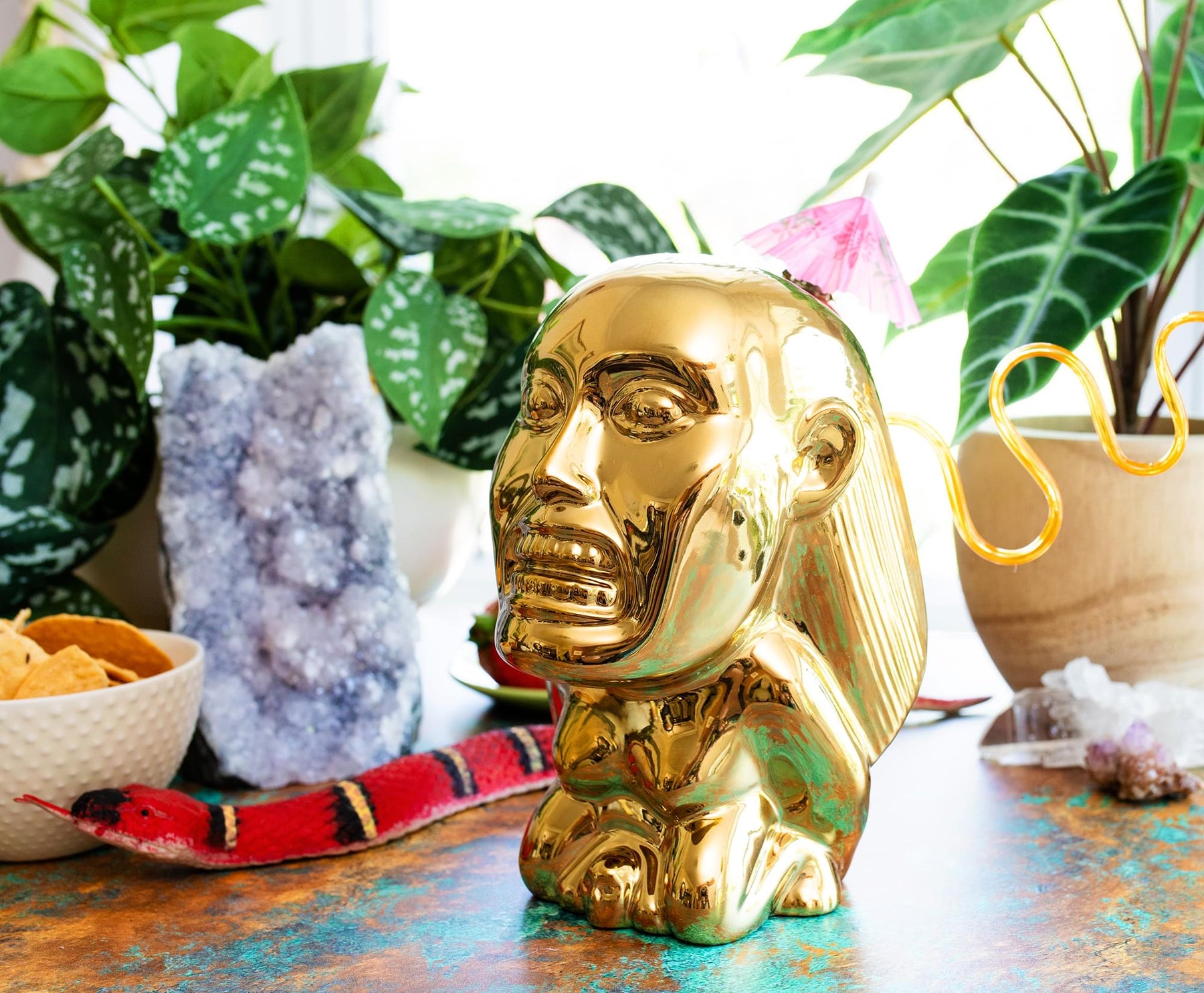 Geeki Tikis Indiana Jones Golden Idol Ceramic Mug | Holds 24 Ounces