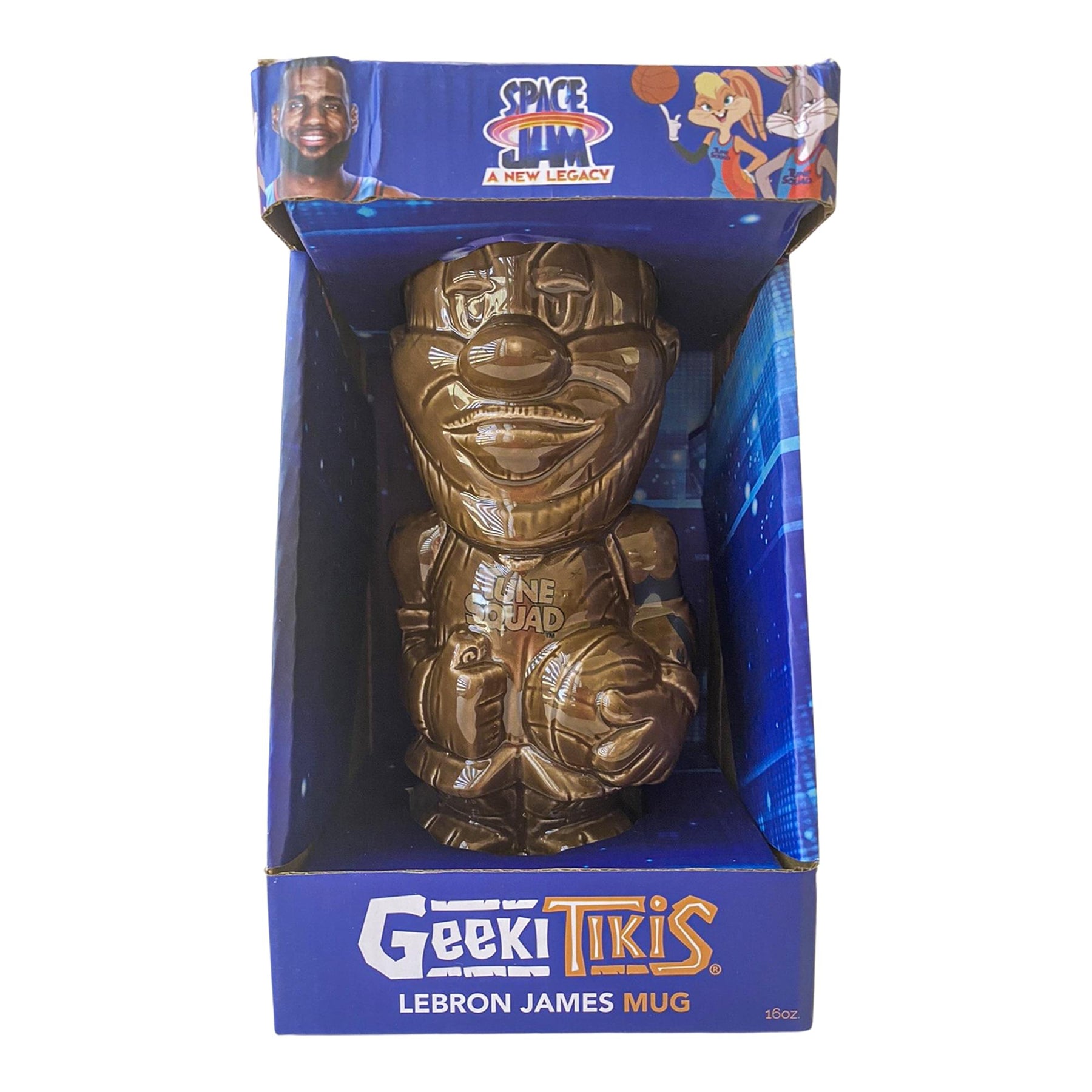 Geeki Tiki Space Jam LeBron James 16 Ounce Ceramic Tiki Mug