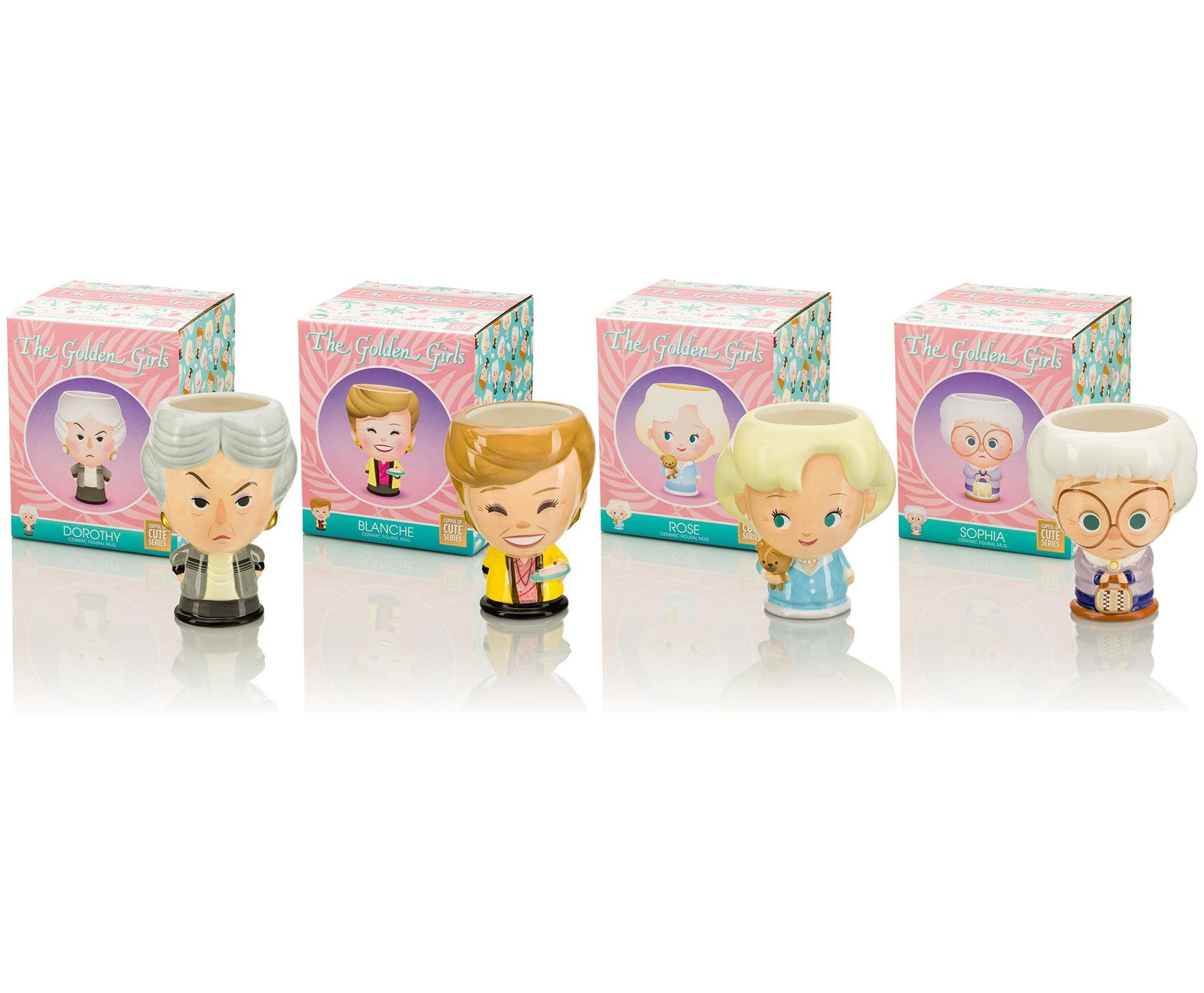 Cupful of Cute The Golden Girls Ceramic Mugs | Set of 4
