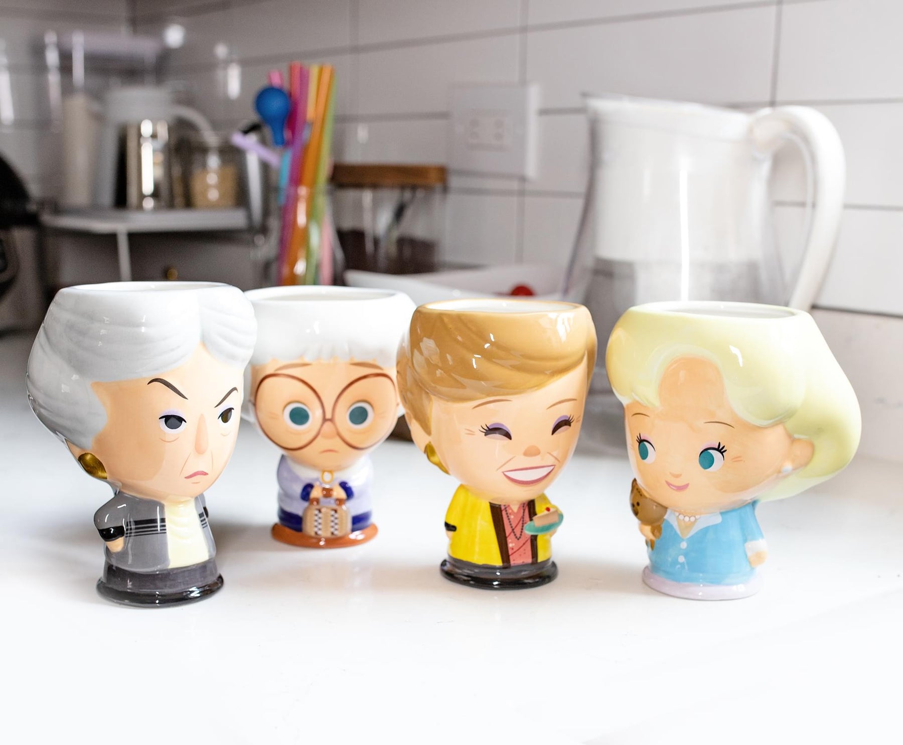 Cupful of Cute The Golden Girls Ceramic Mugs | Set of 4