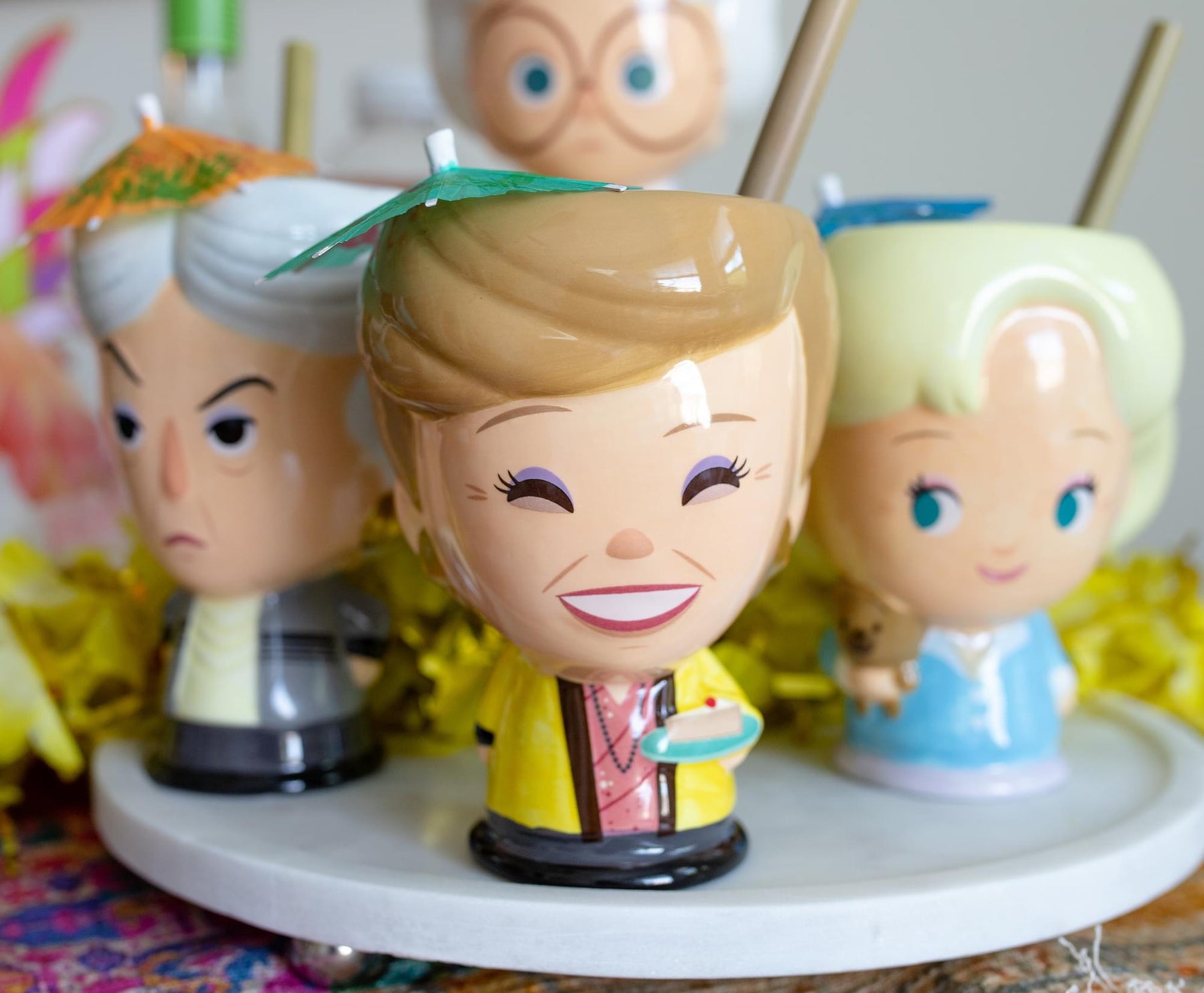 Cupful of Cute The Golden Girls Ceramic Mugs | Set of 4