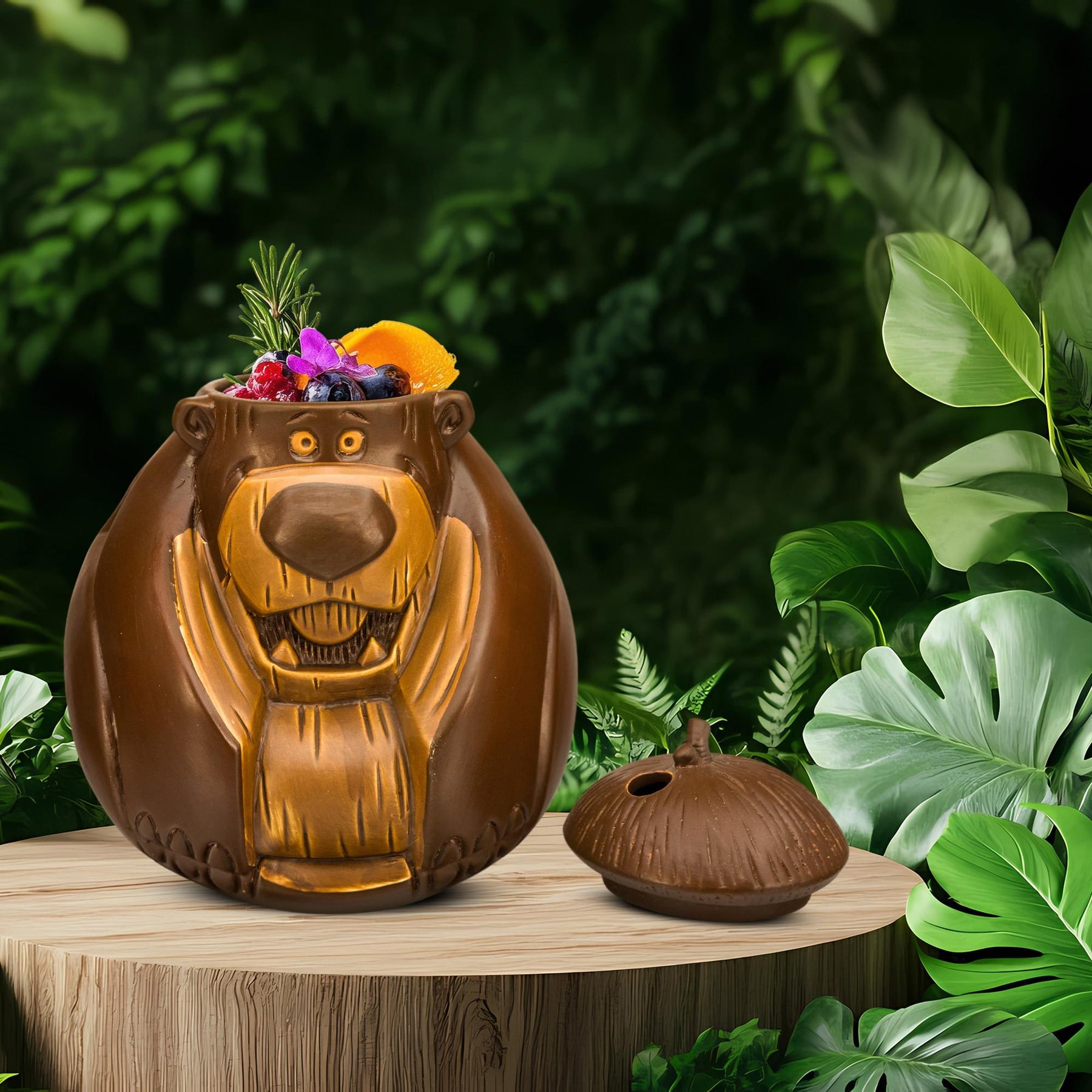 Geeki Tiki Disney The Jungle Book Baloo 32 Ounce Coconut Mug