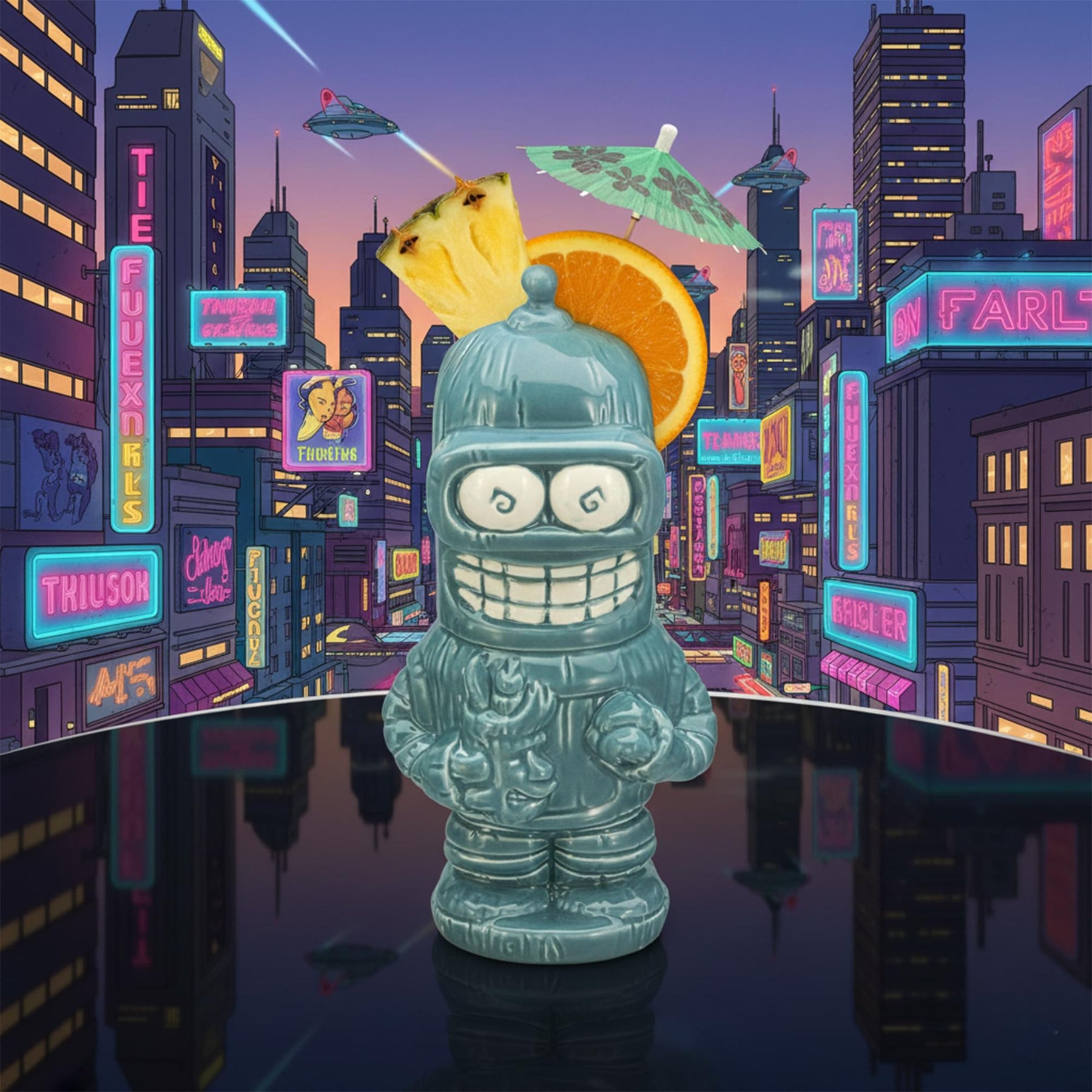 Geeki Tikis Futurama Bender 12 Ounce Ceramic Mug