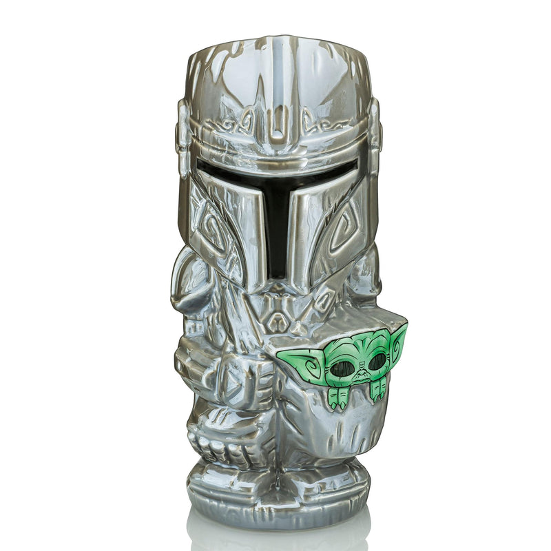 Geeki Tikis Star Wars: The Mandalorian and Grogu Ceramic Mug | Holds 14 Ounces