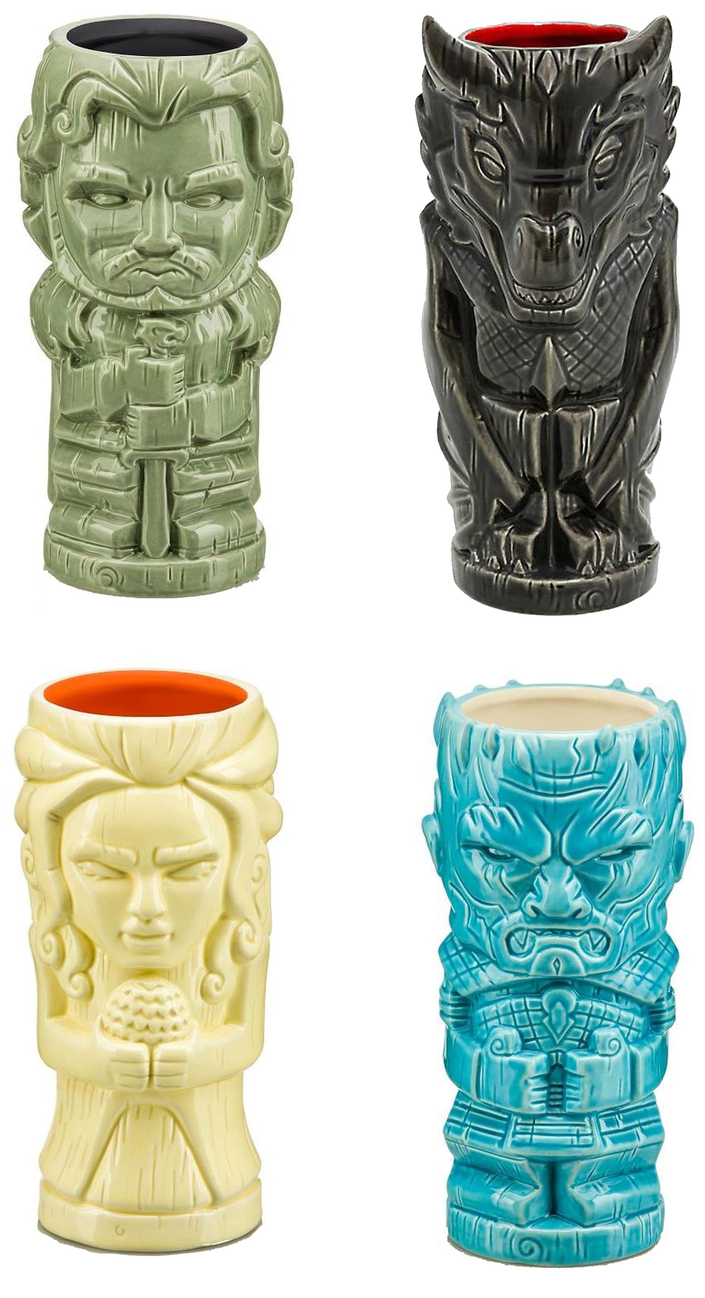 Game of Thrones Ceramic Geeki Tiki Mugs | Set of 4