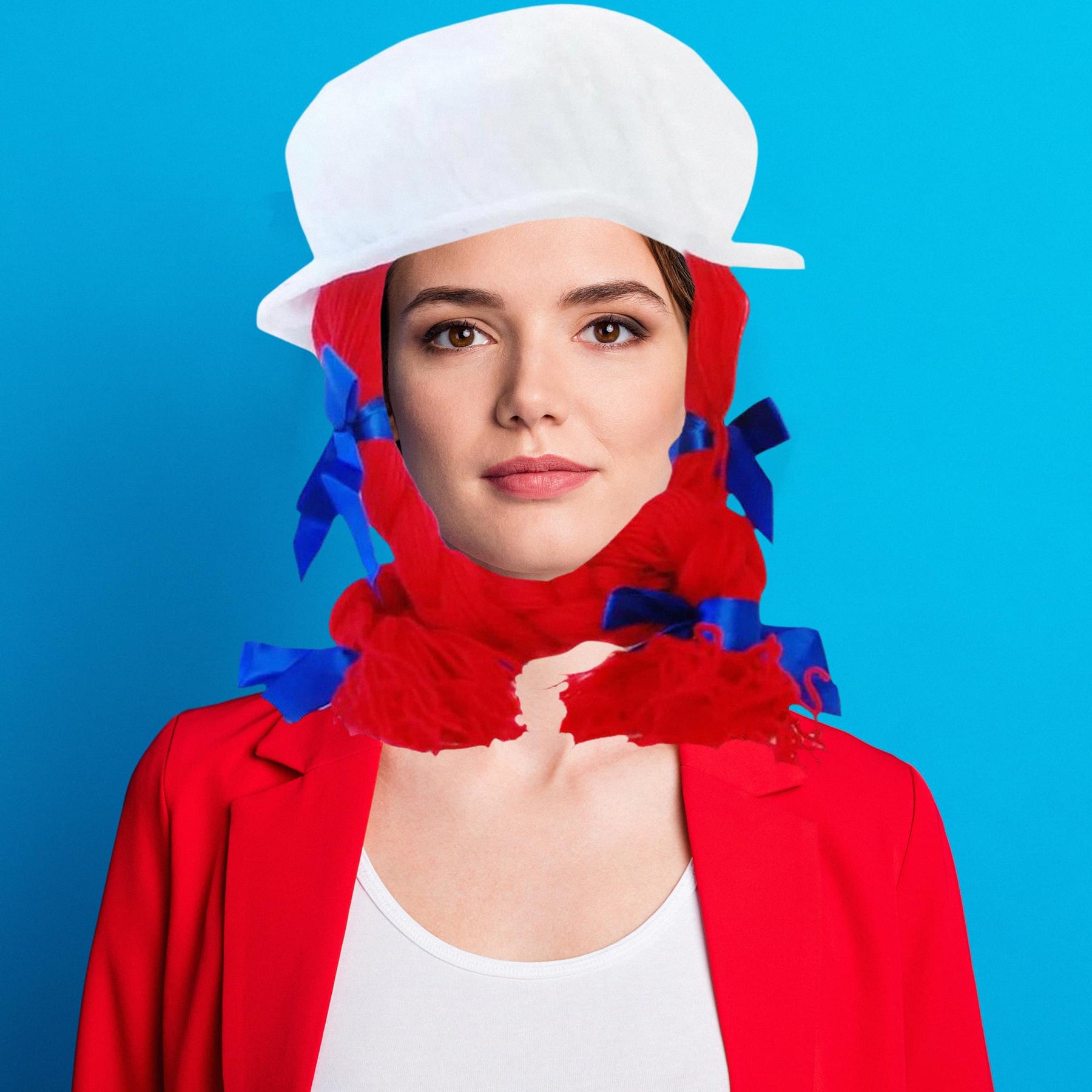 Raggedy Anne Costume Hat