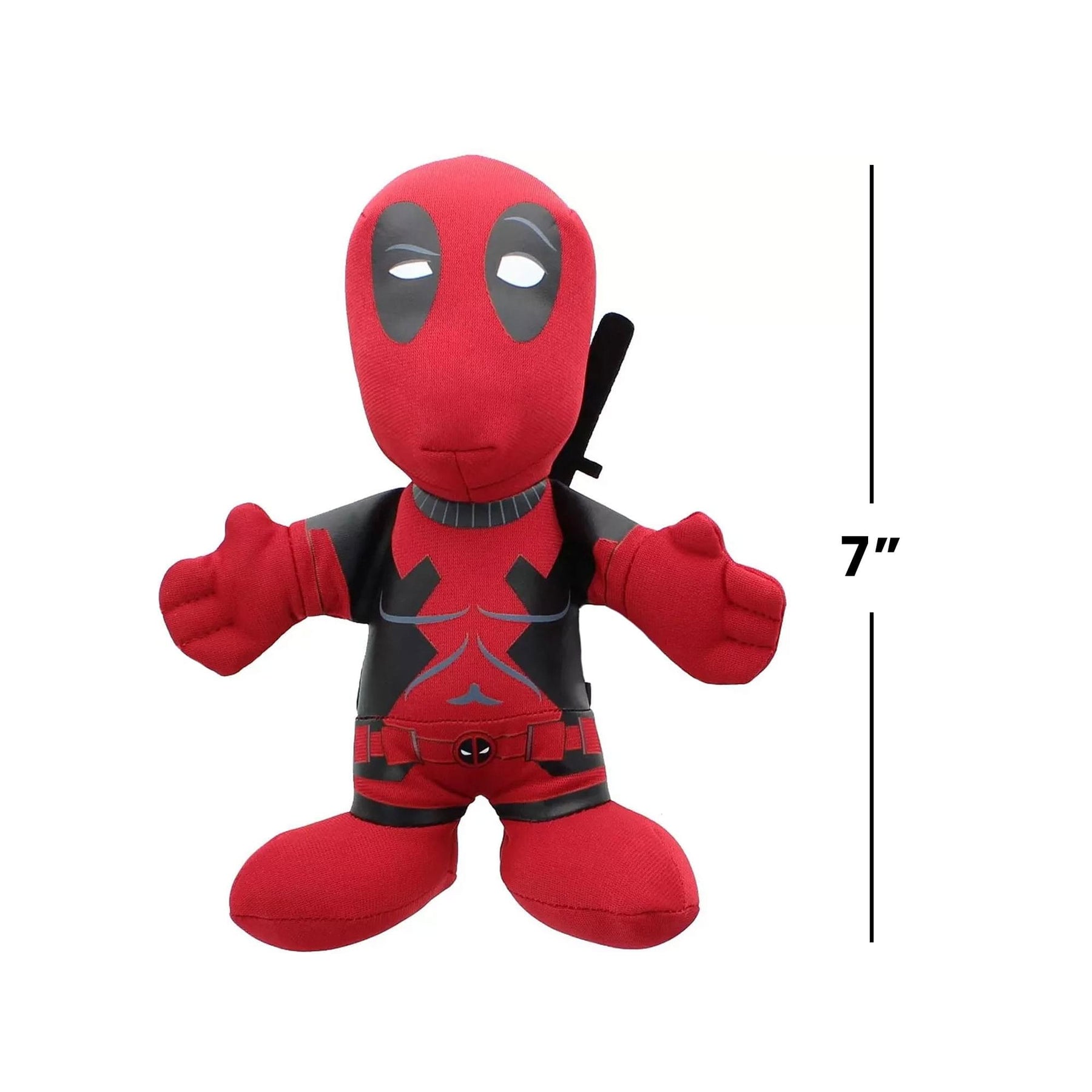 Marvel 7" Plush Bleacher Creature: Deadpool with Swords