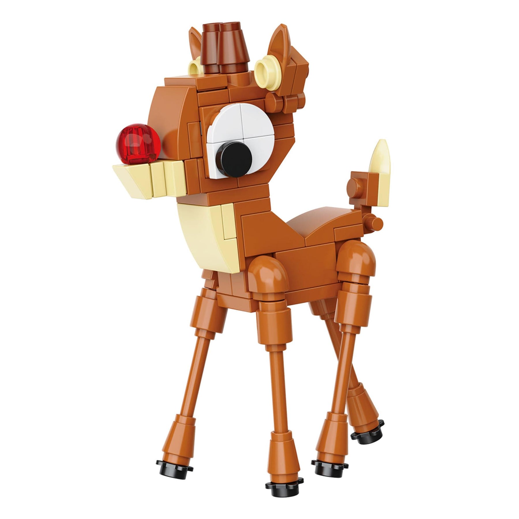 Rudolph The Red-Nosed Reindeer Rudolph Figure 76-Piece Brickcraft Building Set