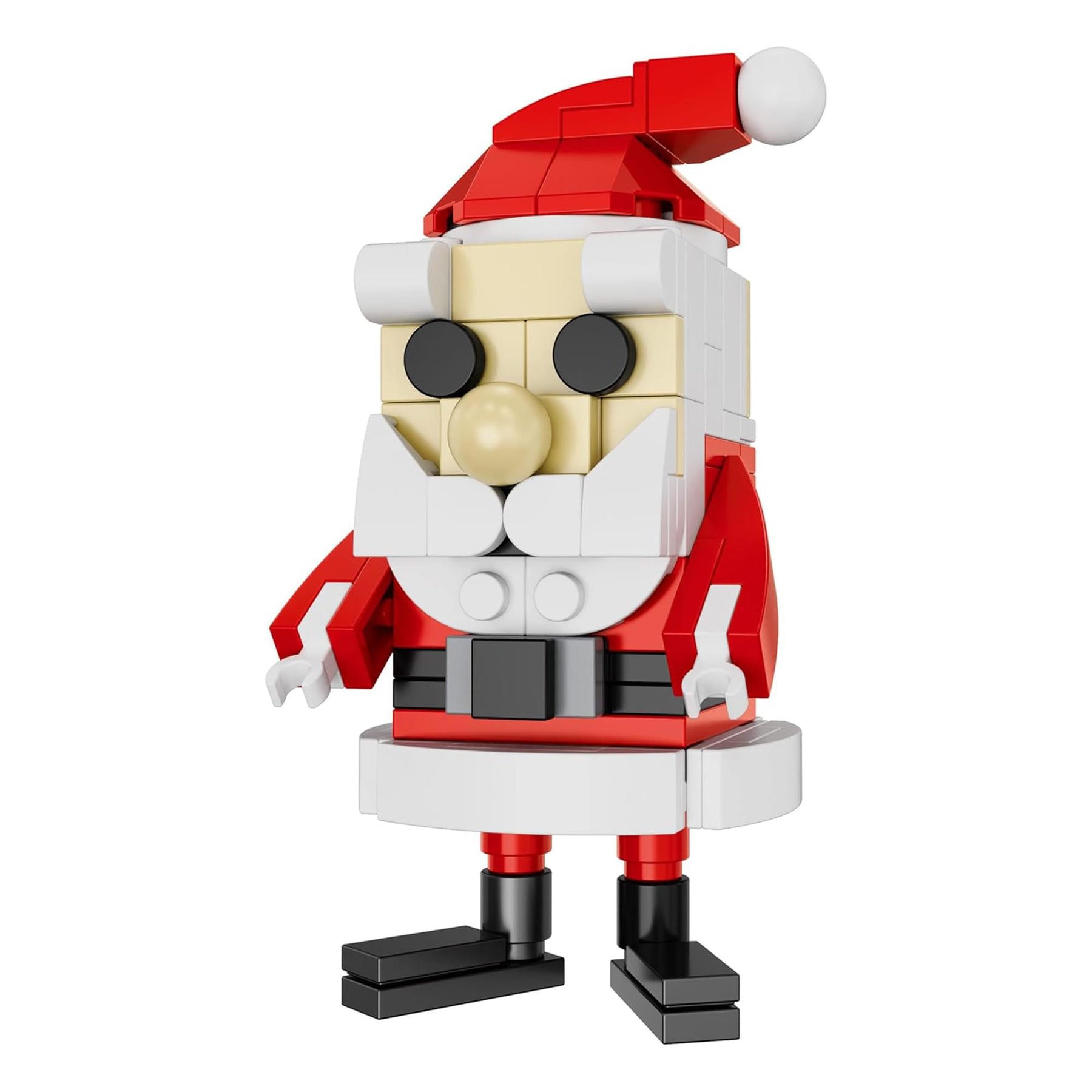 Rudolph The Red-Nosed Reindeer Santa Figure 93-Piece Brickcraft Building Set