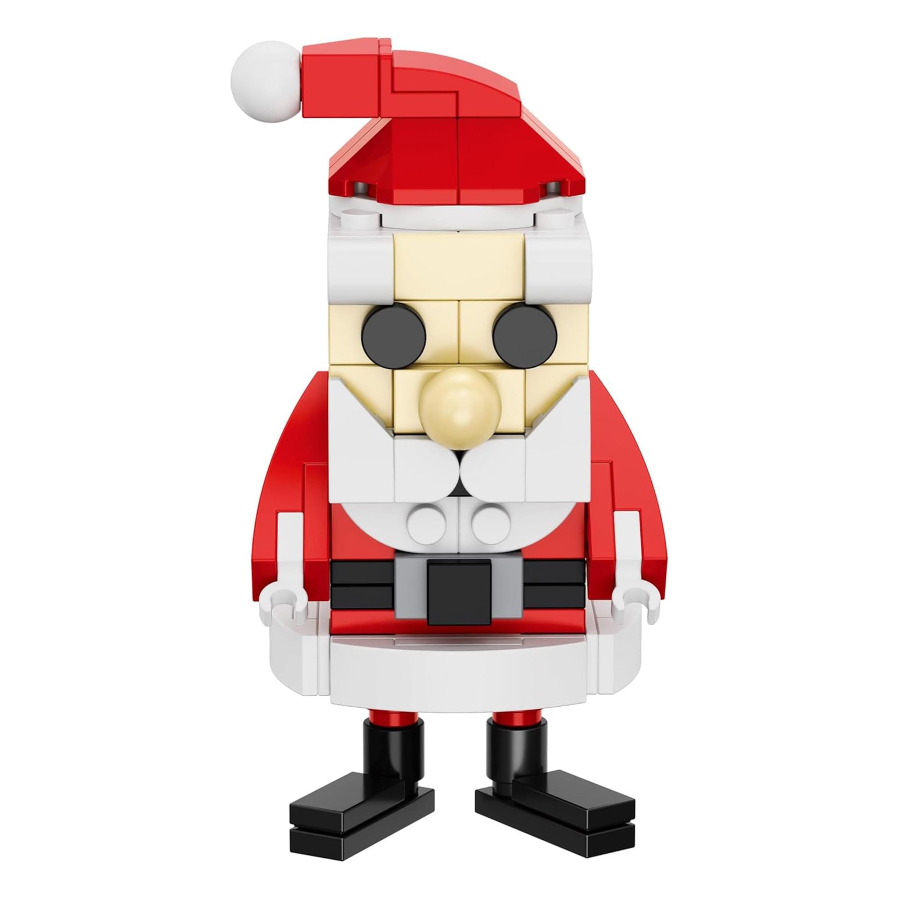 Rudolph The Red-Nosed Reindeer Santa Figure 93-Piece Brickcraft Building Set