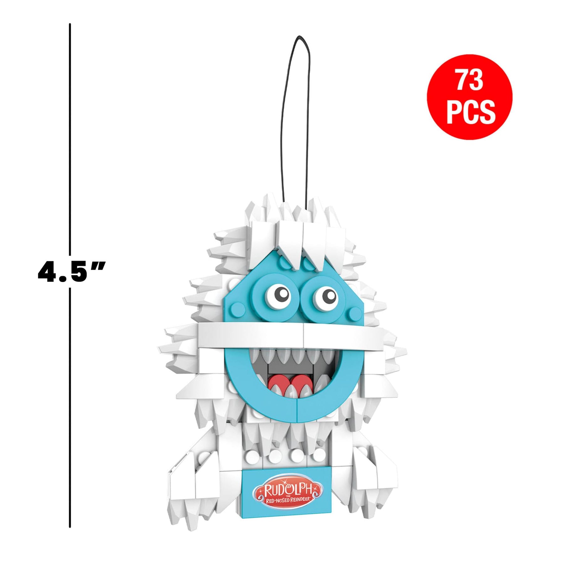 Rudolph The Red-Nosed Reindeer Bumble Ornament 75-Piece Brickcraft Building Set