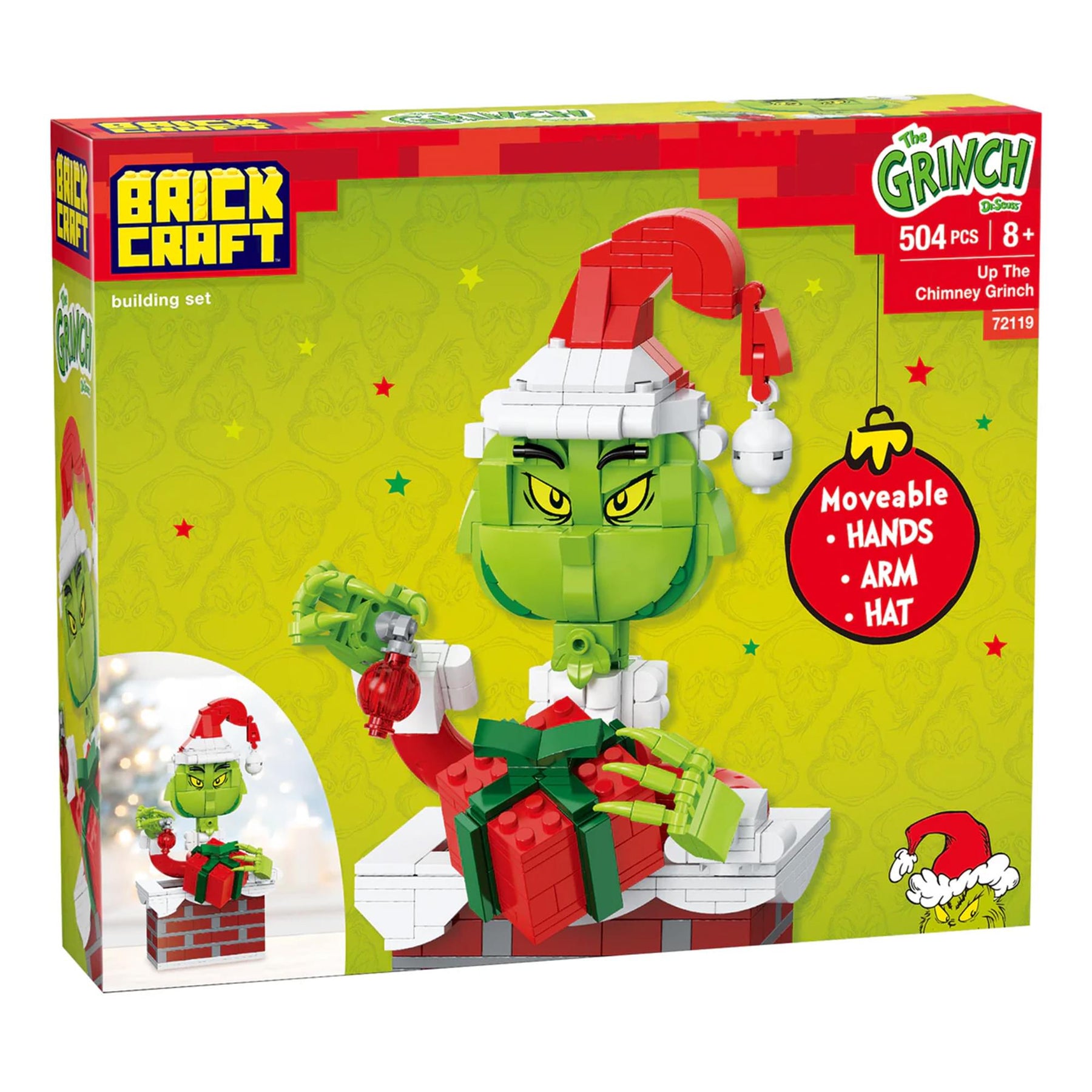 The Grinch Up The Chimney 523-Piece Brickcraft Building Set