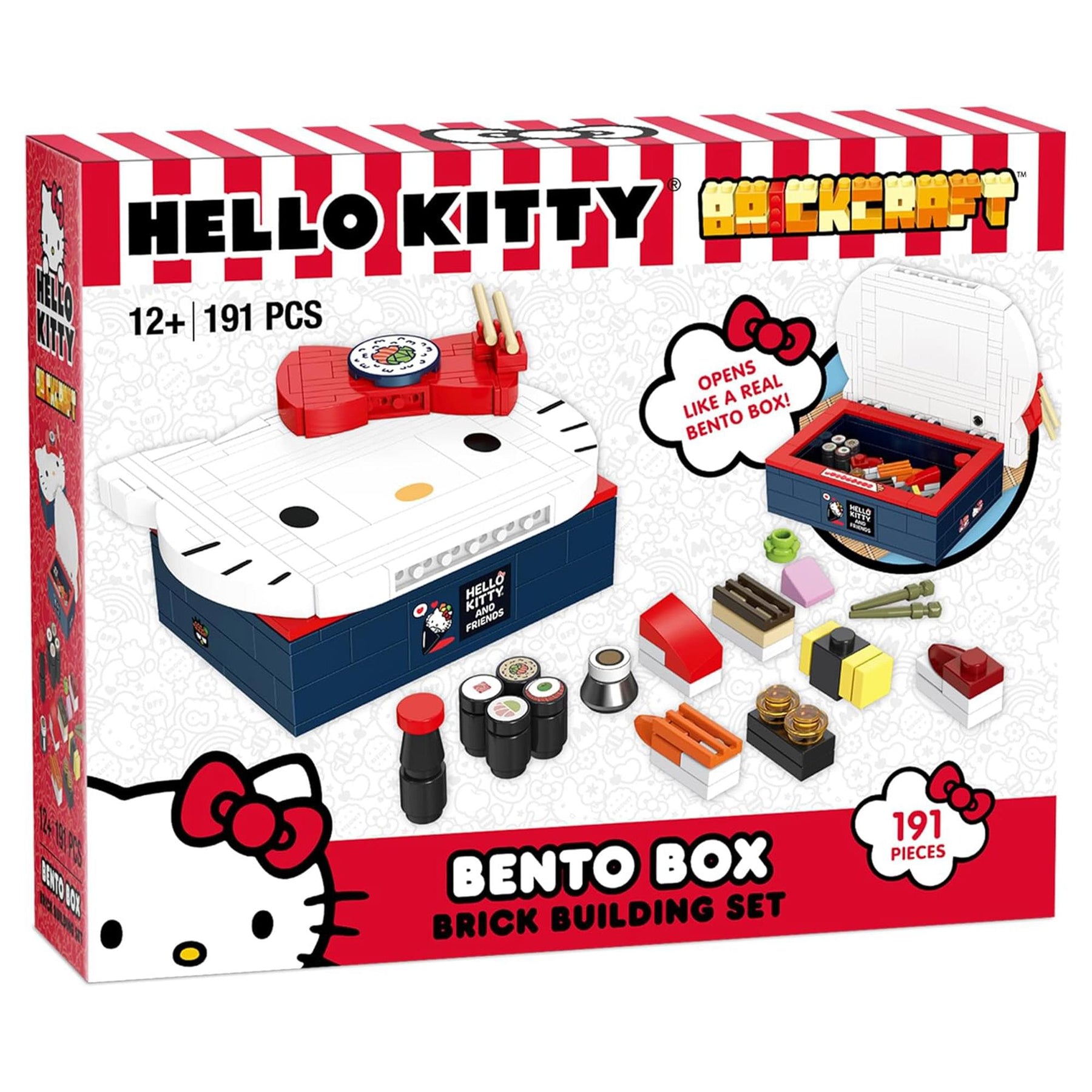 Sanrio Hello Kitty Bento Box 191 Piece Brick Building Set