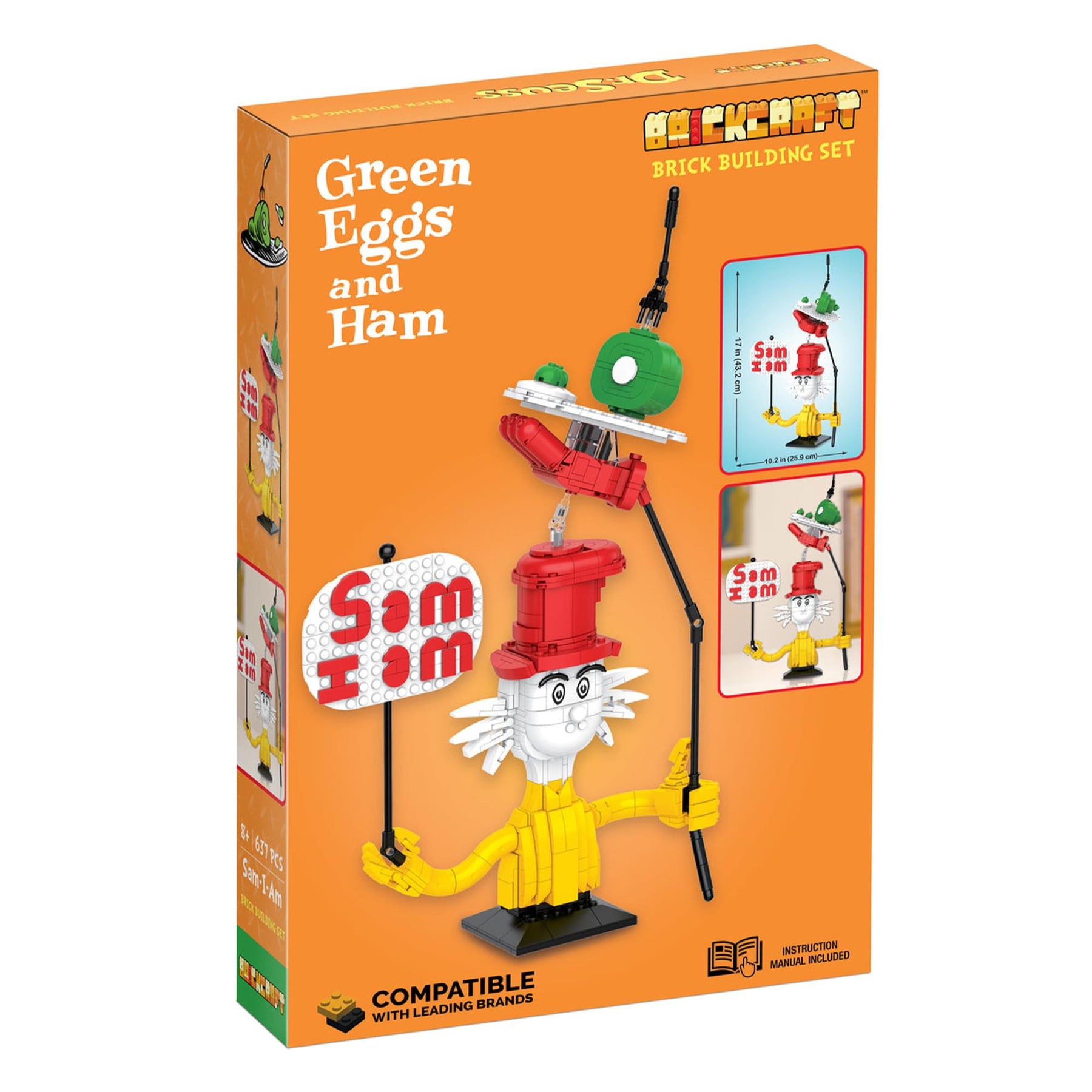 Dr. Seuss Sam I Am 637 Piece Building Set