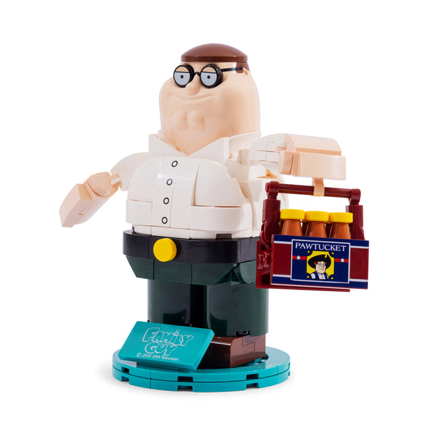 Brickcraft Family Guy Peter Griffin Figure 200-Piece Building Kit