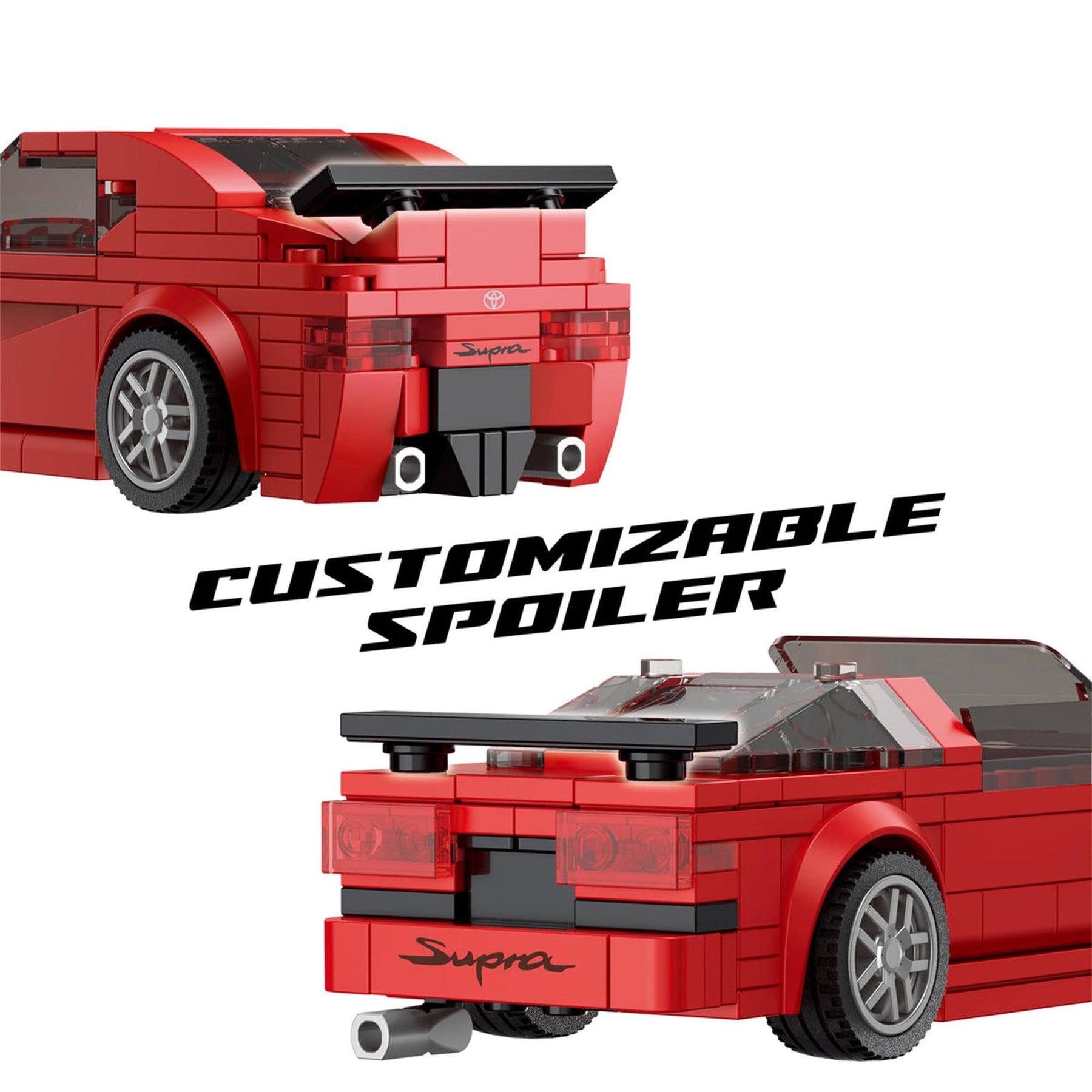Toyota Supra Now & Then 236-Piece Building Set