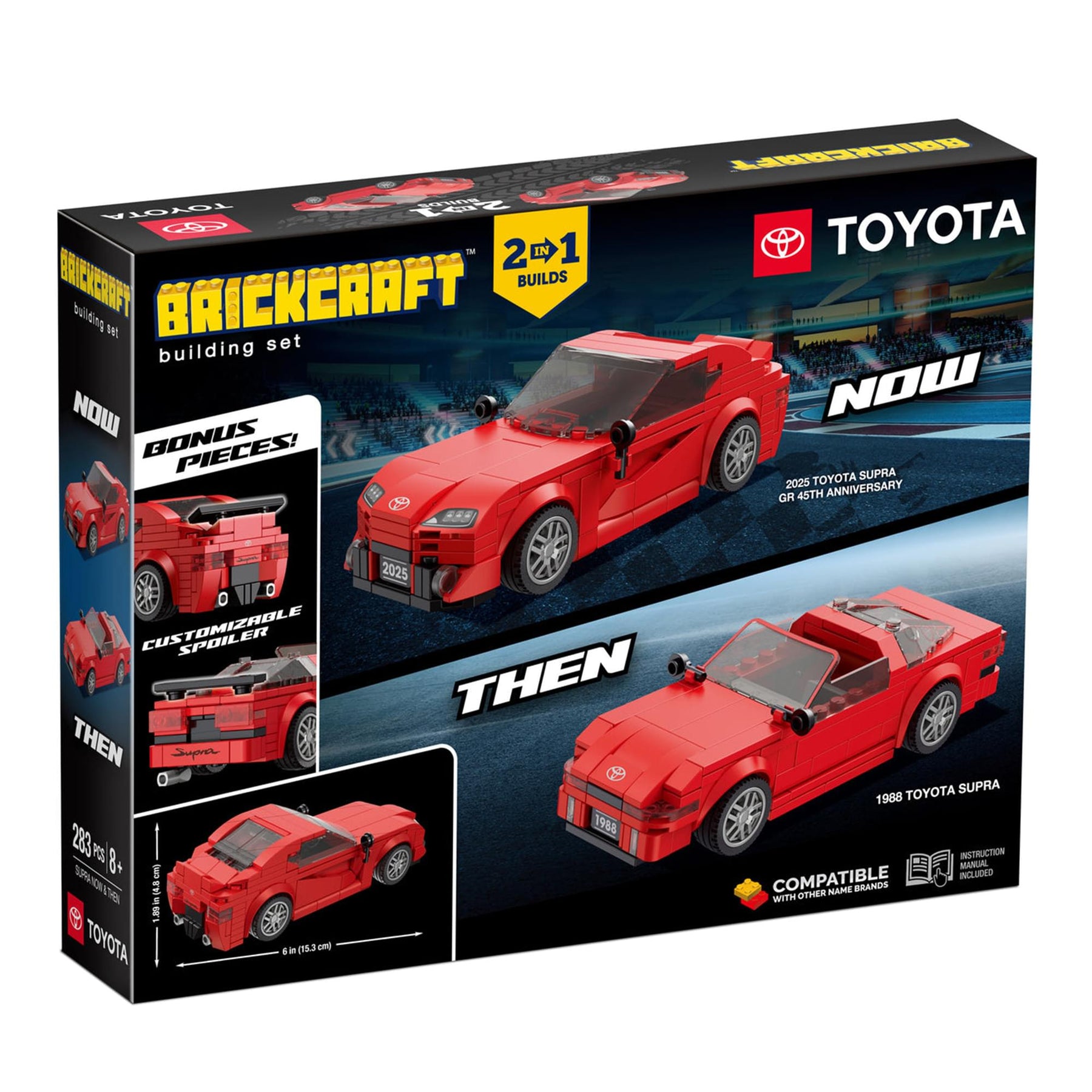 Toyota Supra Now & Then 236-Piece Building Set