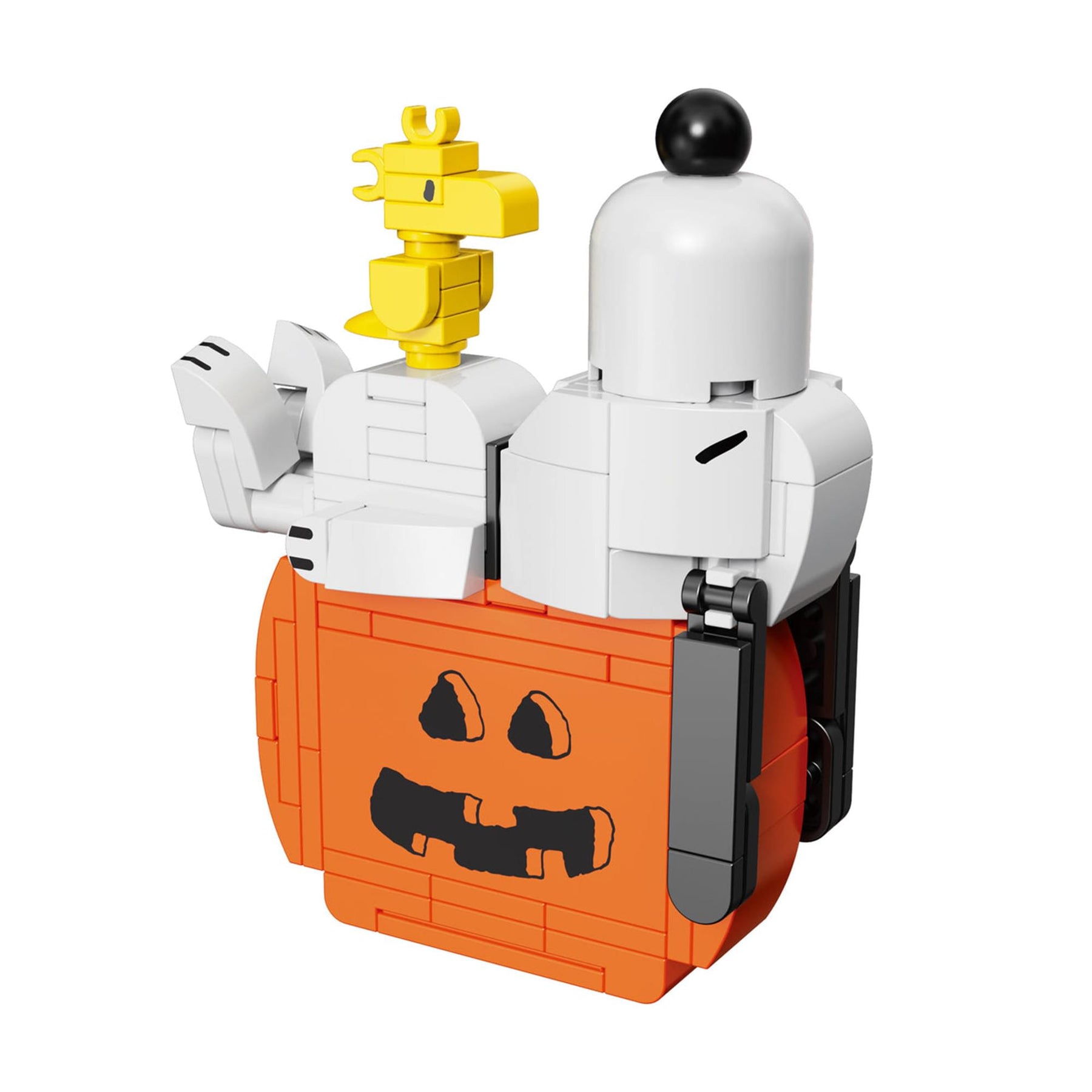 Peanuts Snoopy Sleeping On Pumpkin 122-Piece Building Set