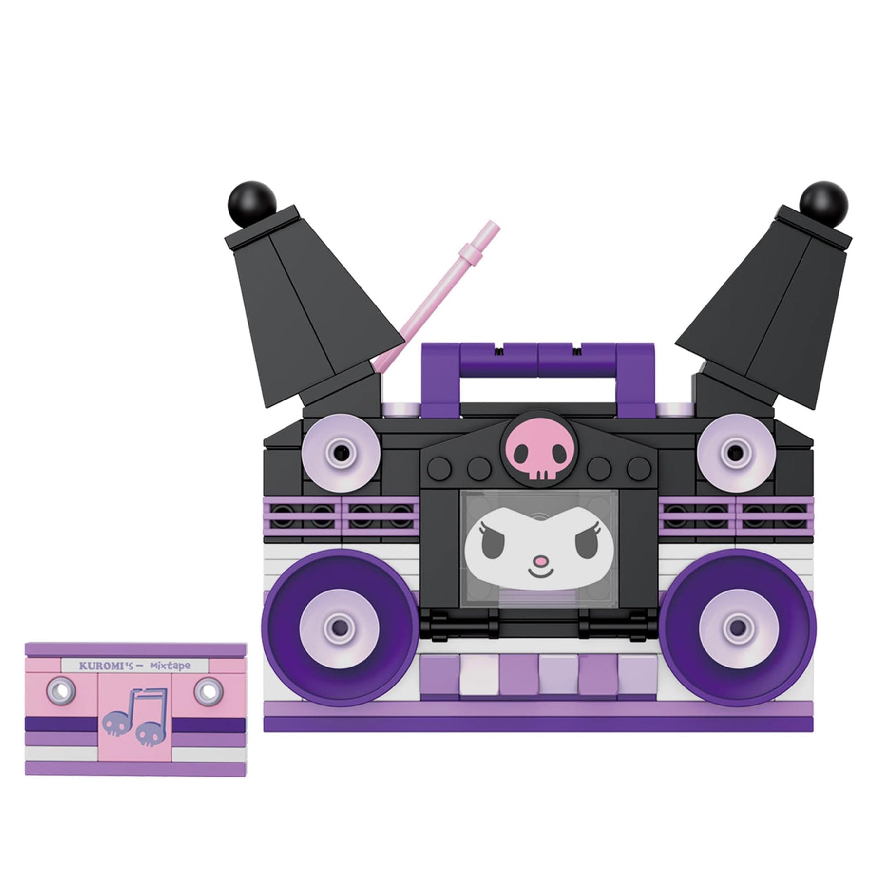 Sanrio Kuromi Boombox 139 Piece Building Set
