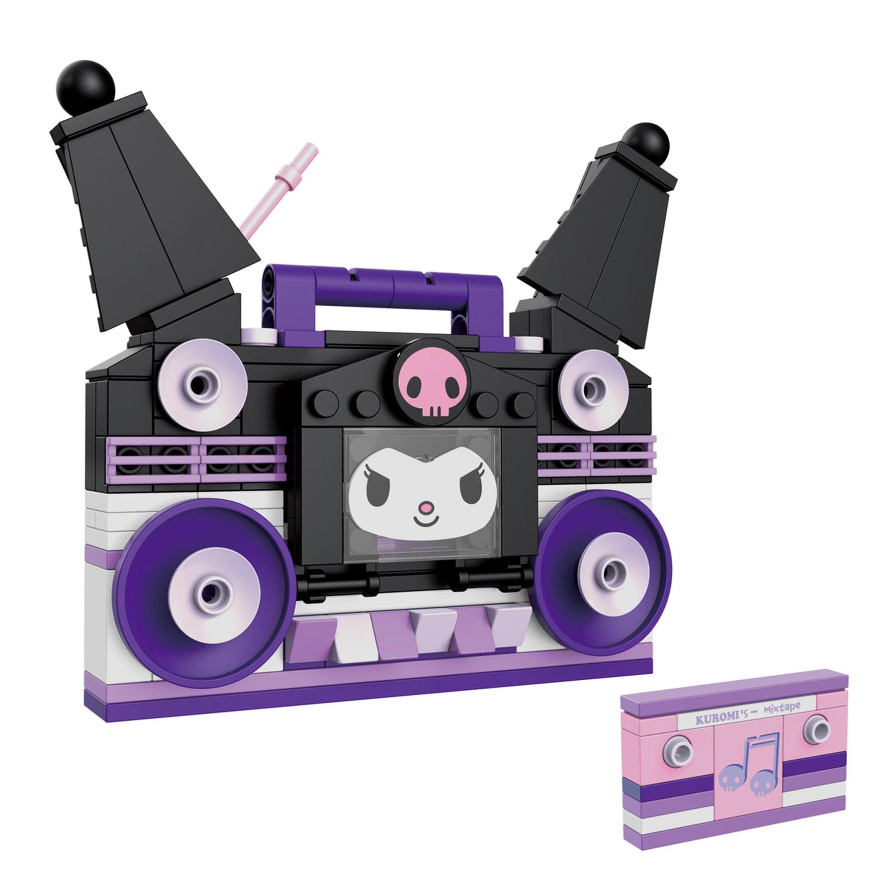 Sanrio Kuromi Boombox 139 Piece Building Set