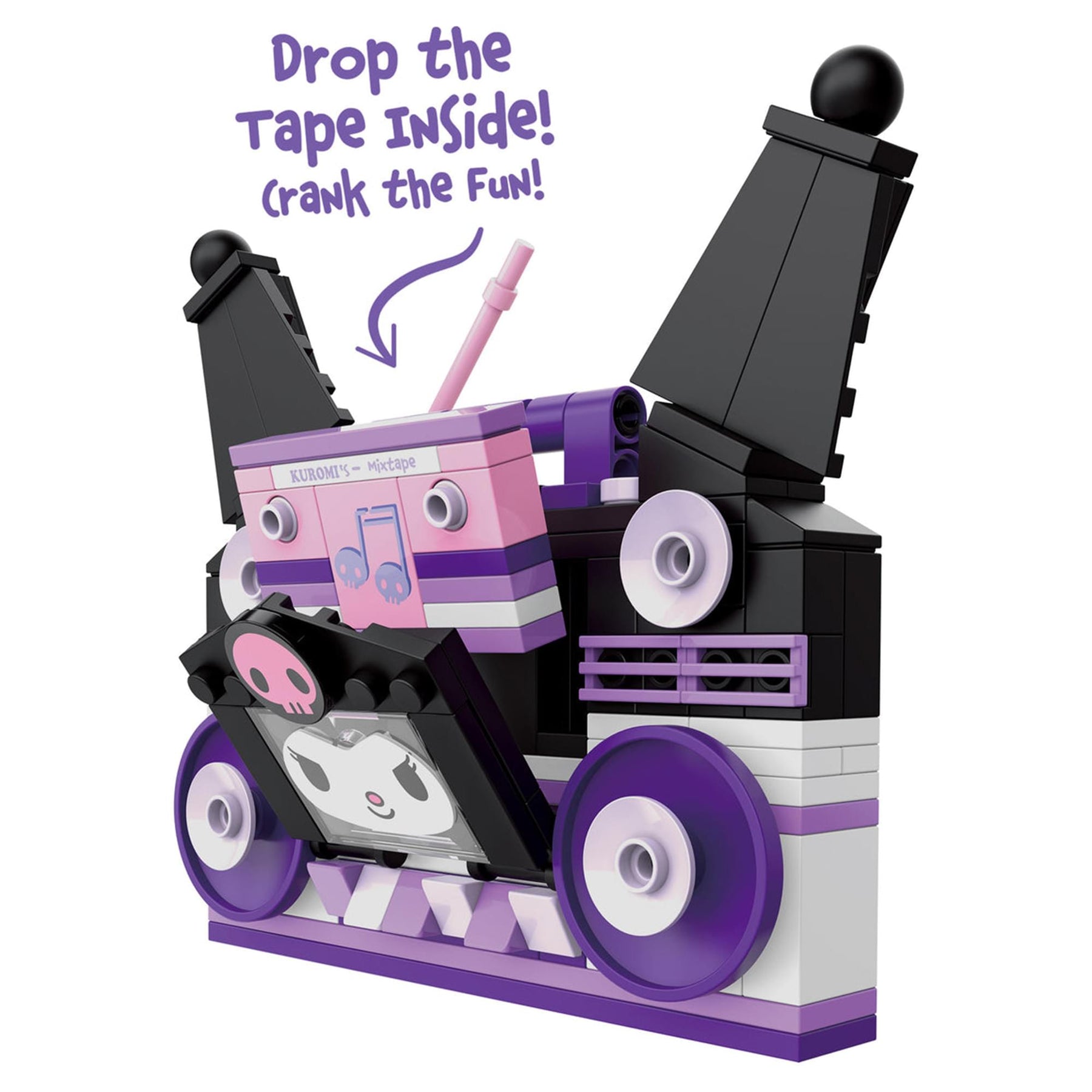 Sanrio Kuromi Boombox 139 Piece Building Set
