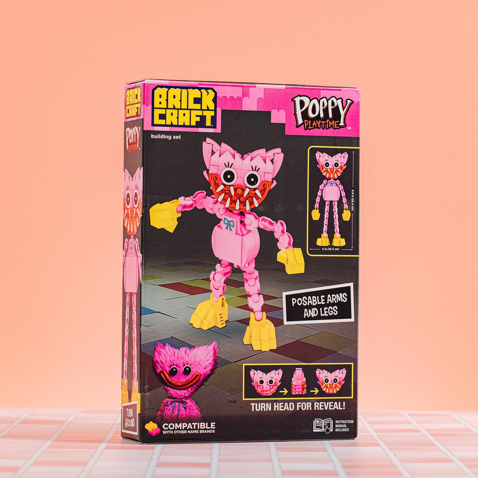 Brickcraft Poppy Playtime Kissy Missy 240-Piece Building Block Set