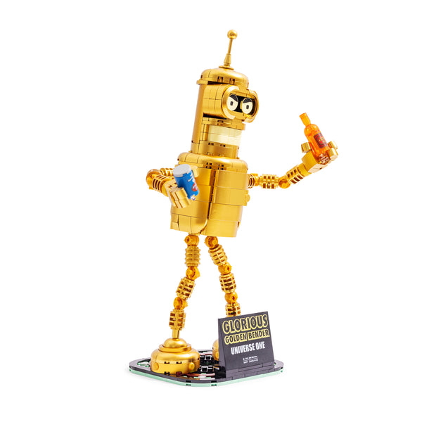 Brickcraft Futurama Glorious Golden Bender 396-Piece Building Kit