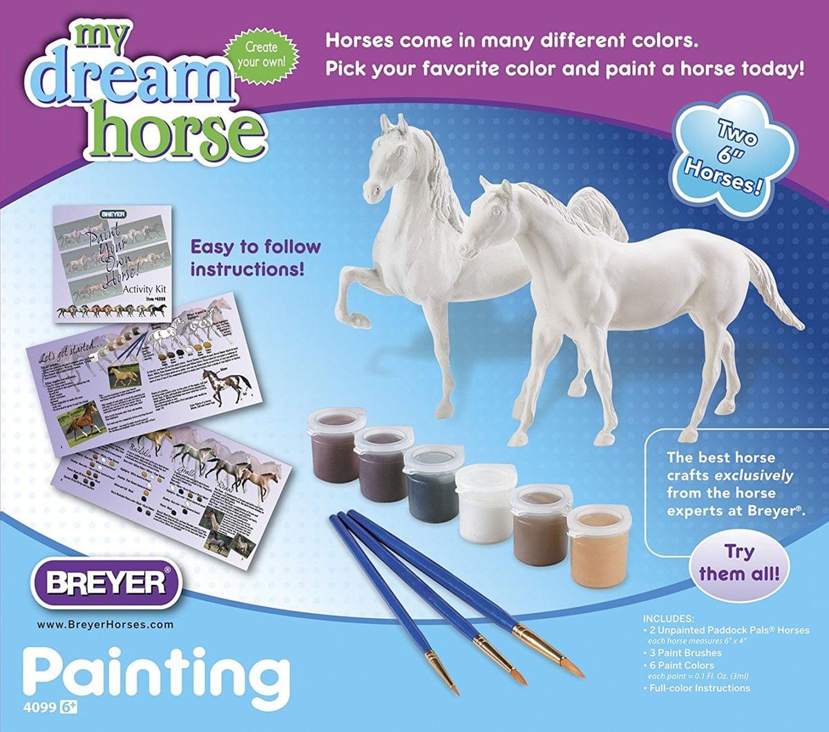 Breyer Paint Your Own Horse Activity Kit: Quarter Horse & Saddlebred