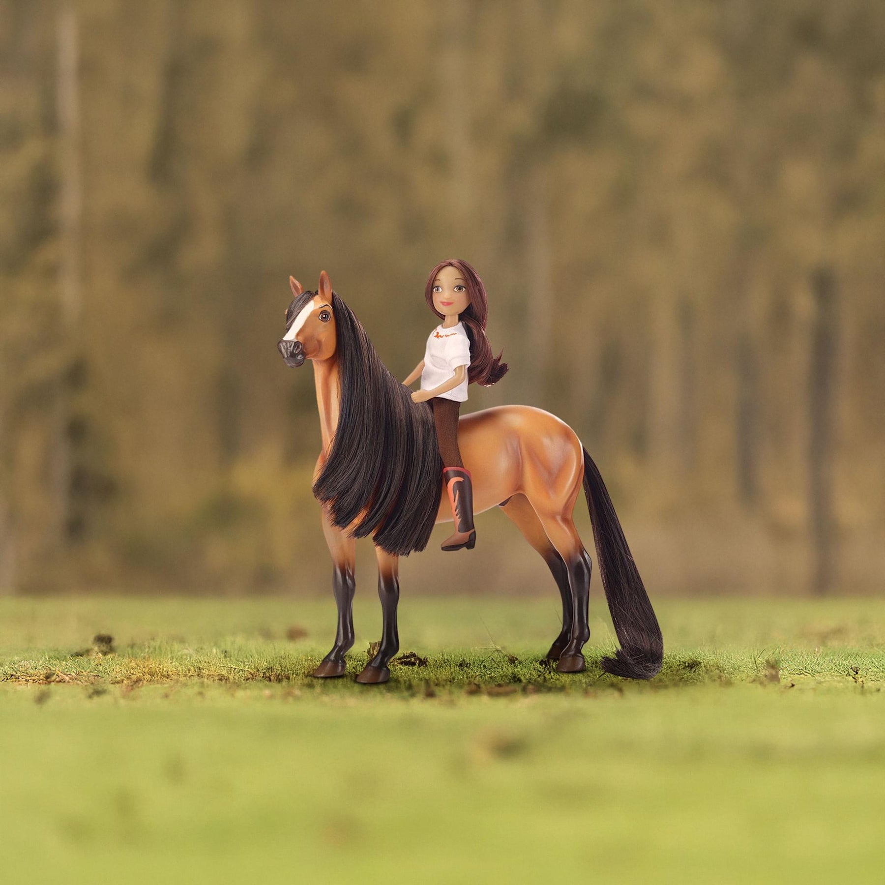Breyer 1:12 Classics Spirit Riding Free Spirit & Lucky Model Horse Set
