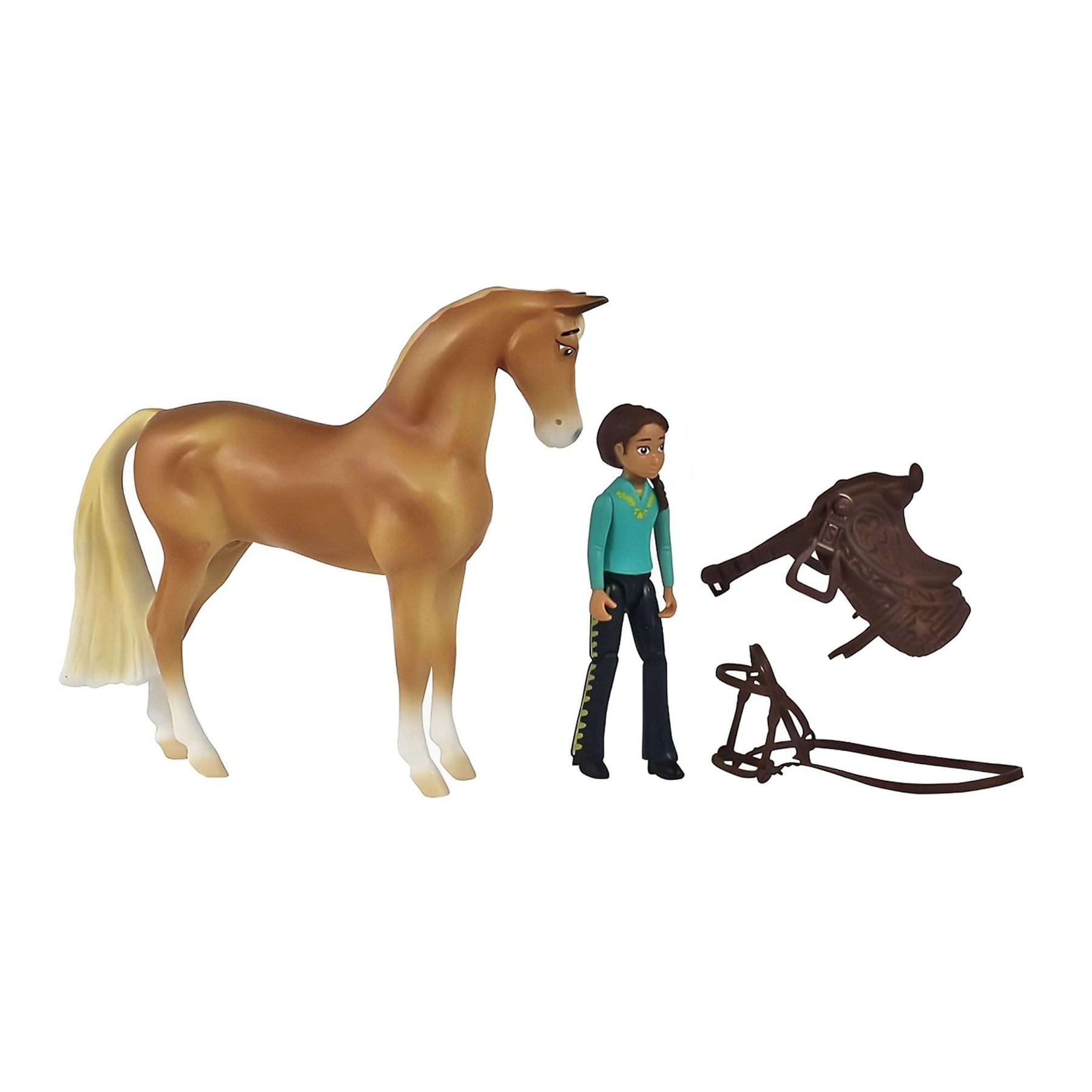 Breyer Spirit Riding Free Chica Linda & Prudence Small Horse & Doll Set