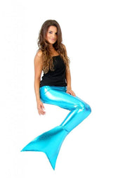 Cyan Blue Mermaid Fins Adult Costume Accessory