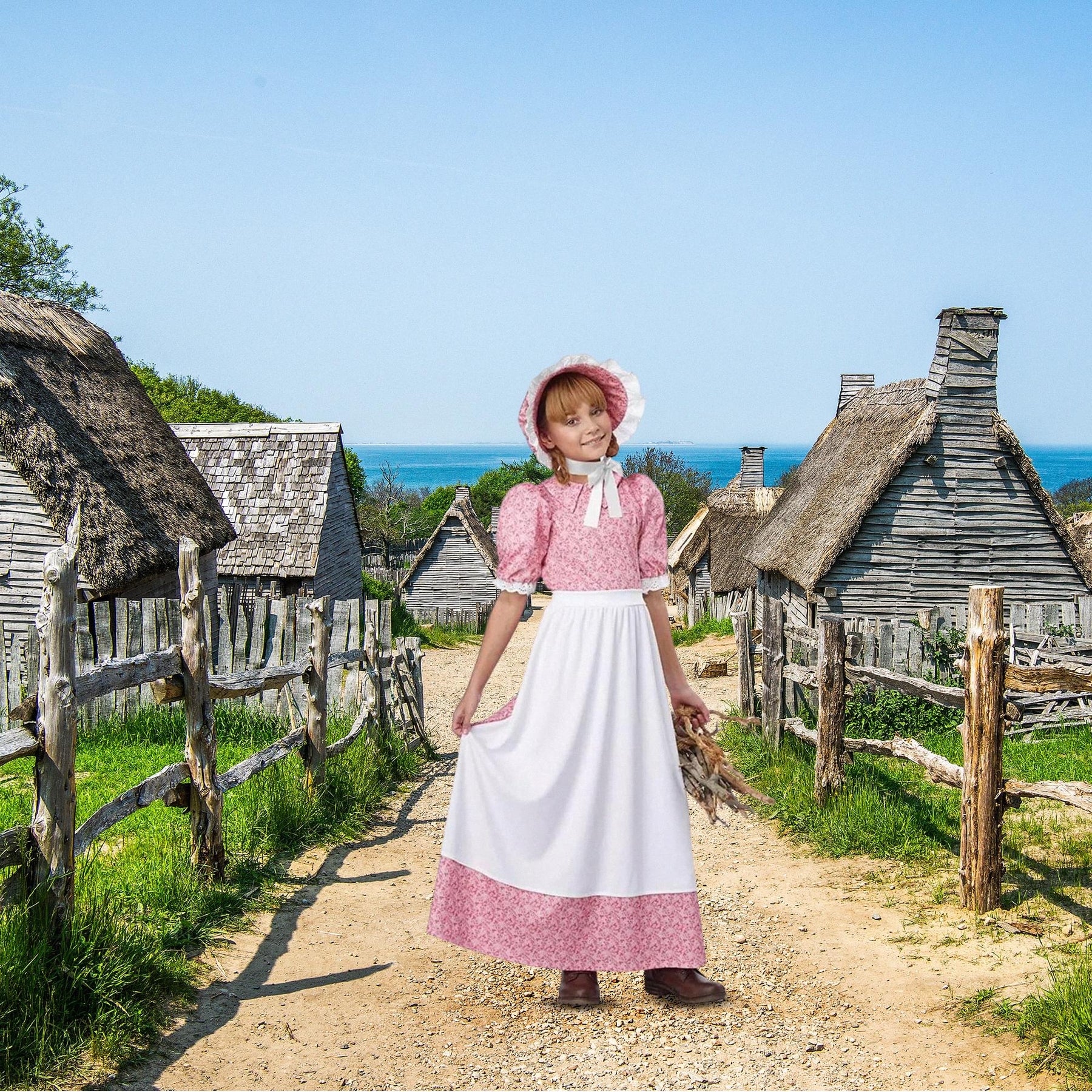 Early American Girl Child Costume