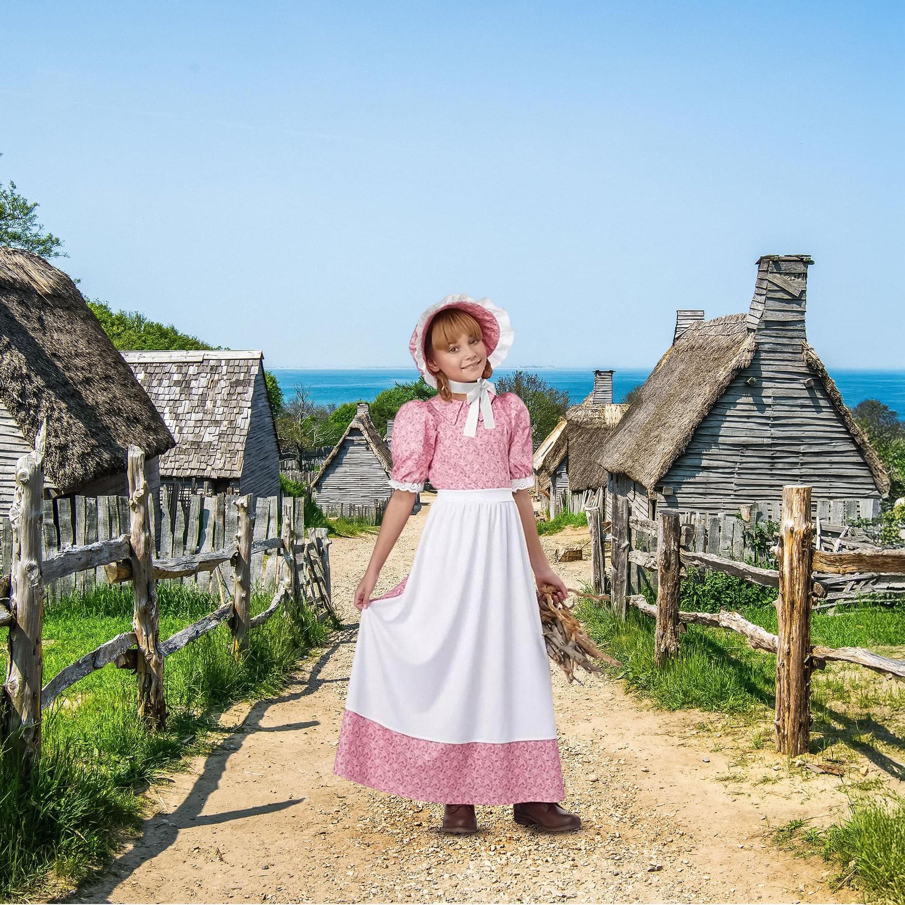 Early American Girl Child Costume