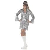 Sexy Disco Diva Adult Plus Size Costume
