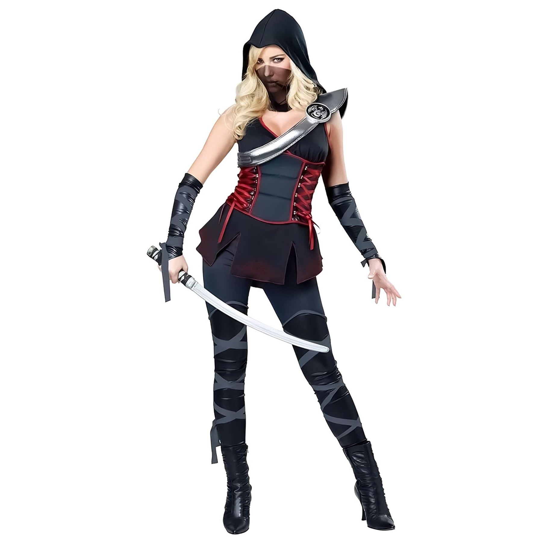 Adult Sexy Ninja Black Costume