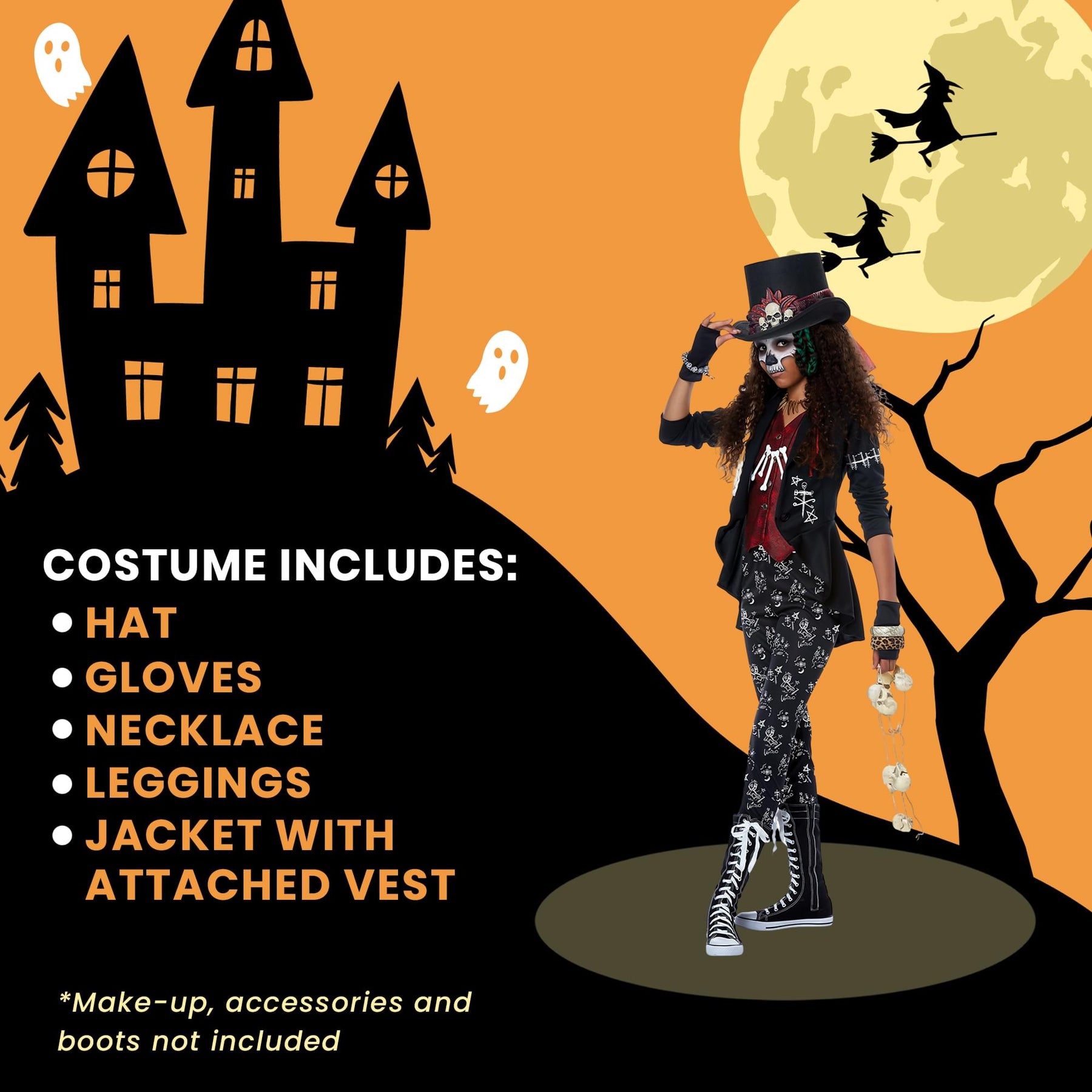 Tween Voodoo Charm Costume