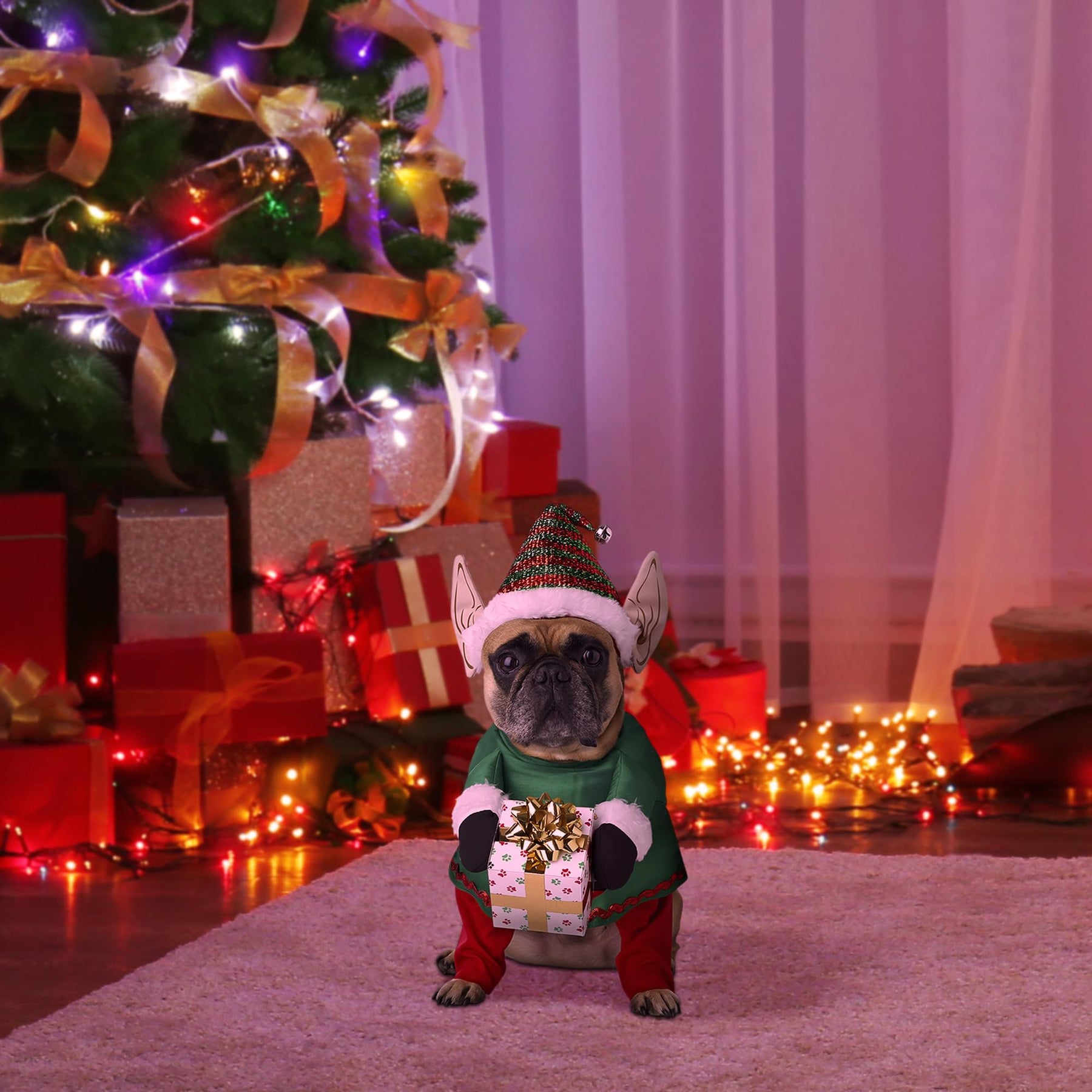 Santa's Little Yelper Dog Costume