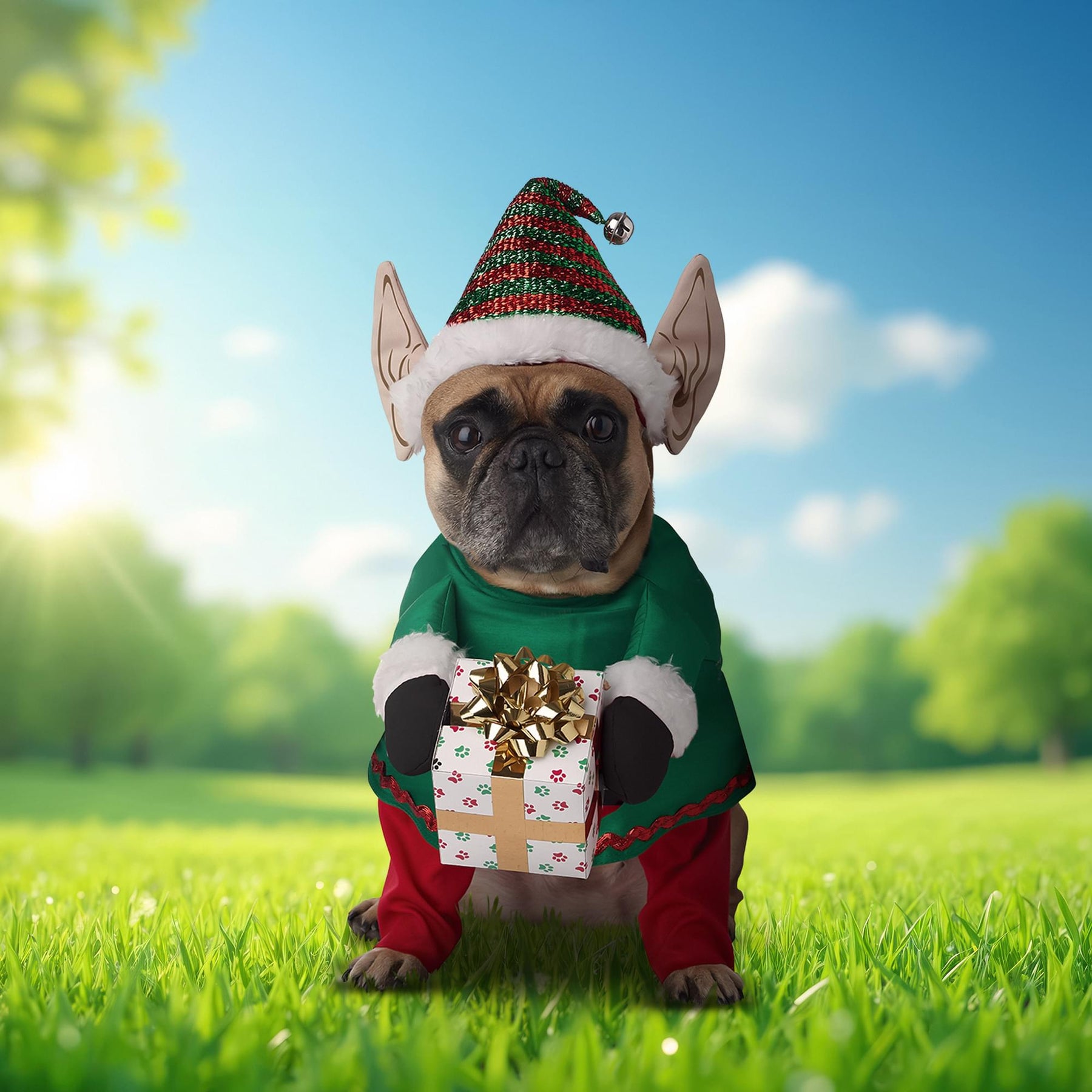 Santa's Little Yelper Dog Costume