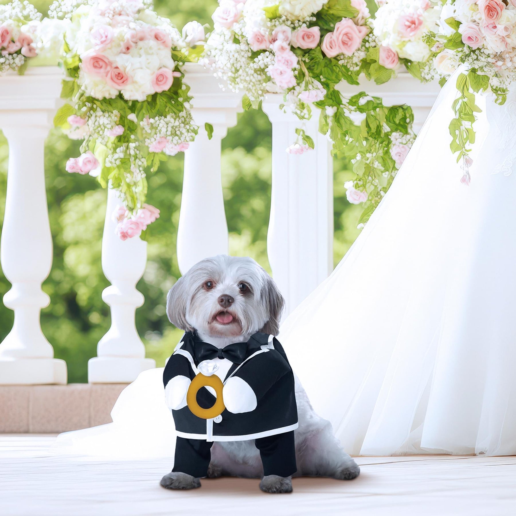 Puppy Love Groom Pet Costum