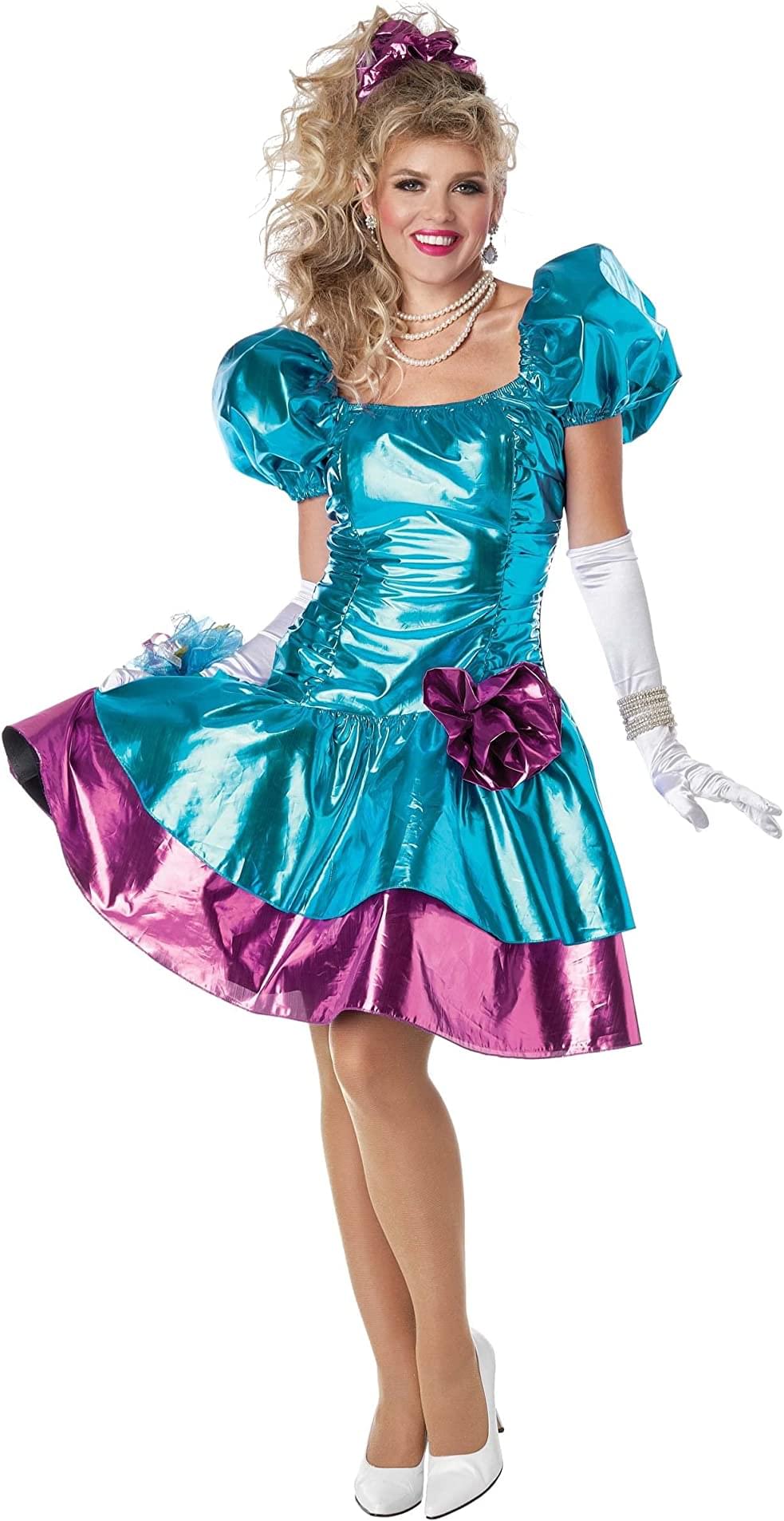 80s Party Dress Adult Costume