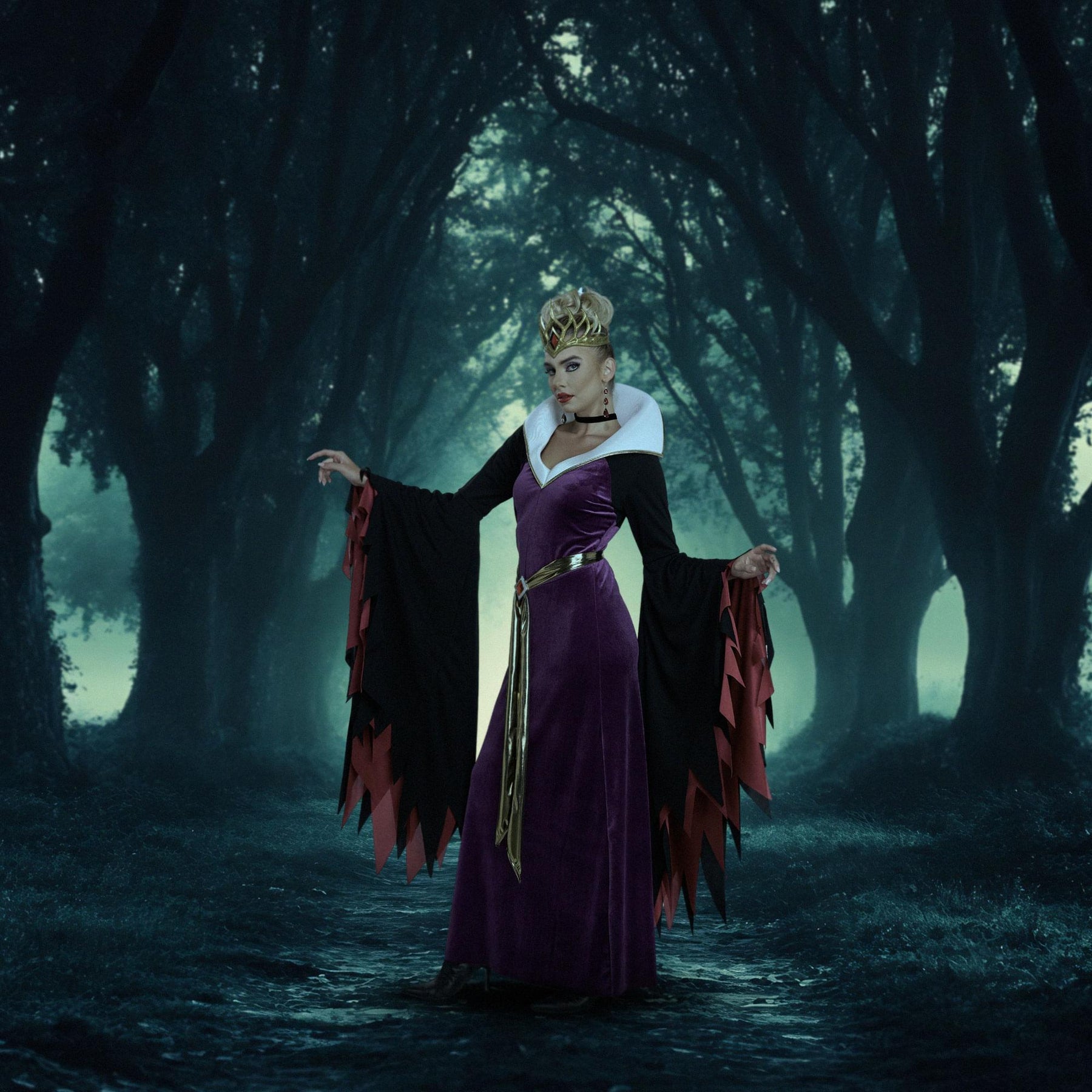 Evil Queen Cosplay Dress Adult Costume