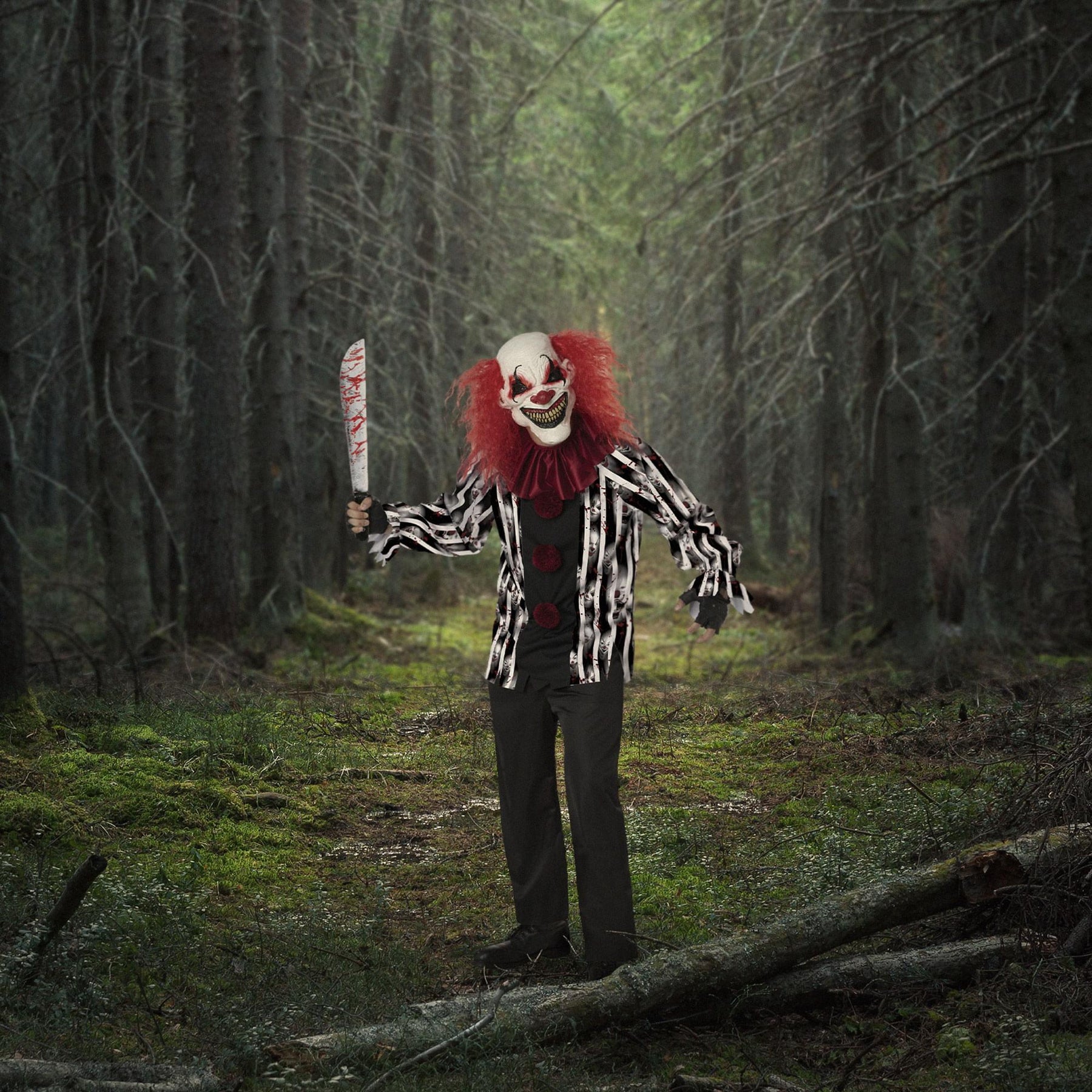 Demented Clown Adult Costume