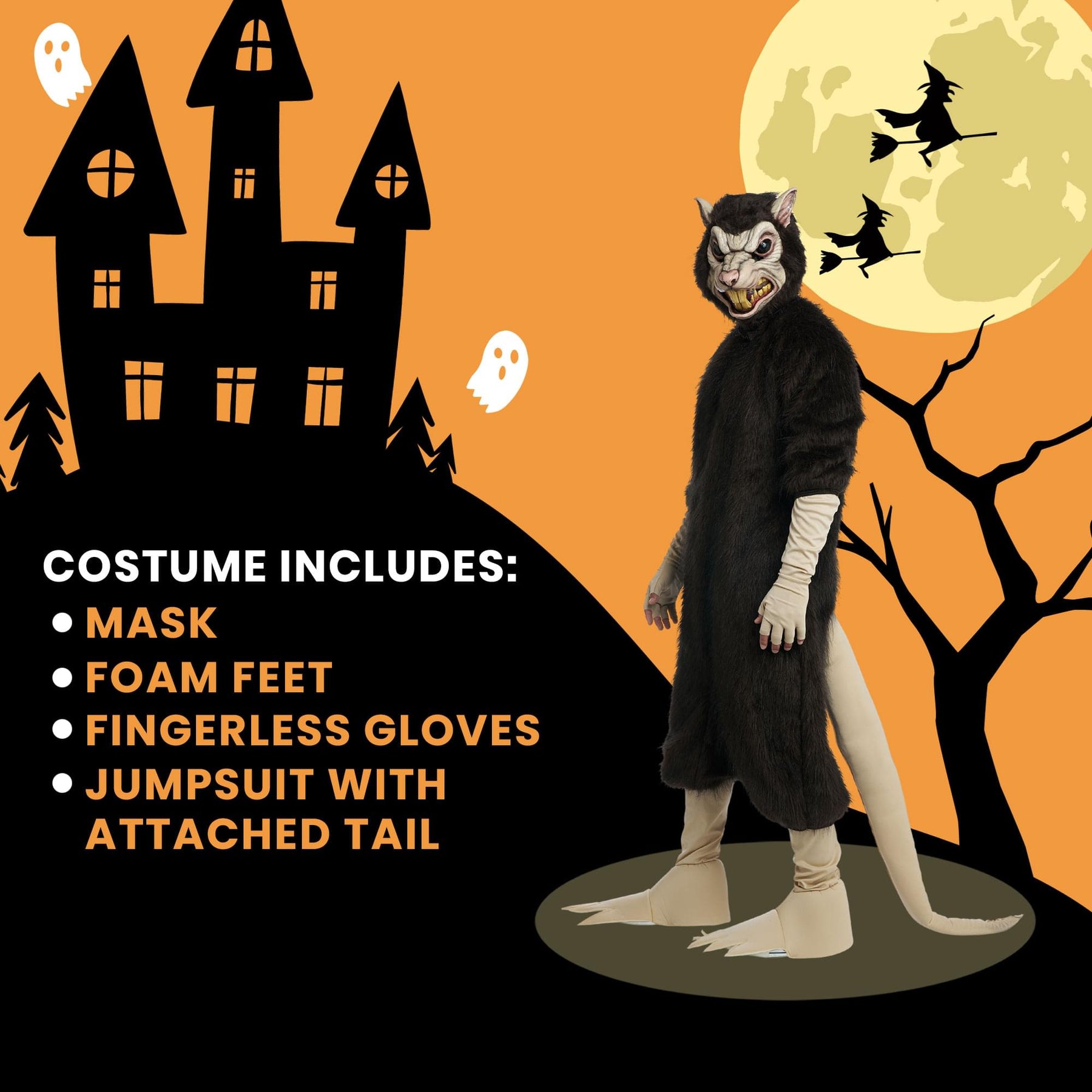 Giant Rat Adult Costume