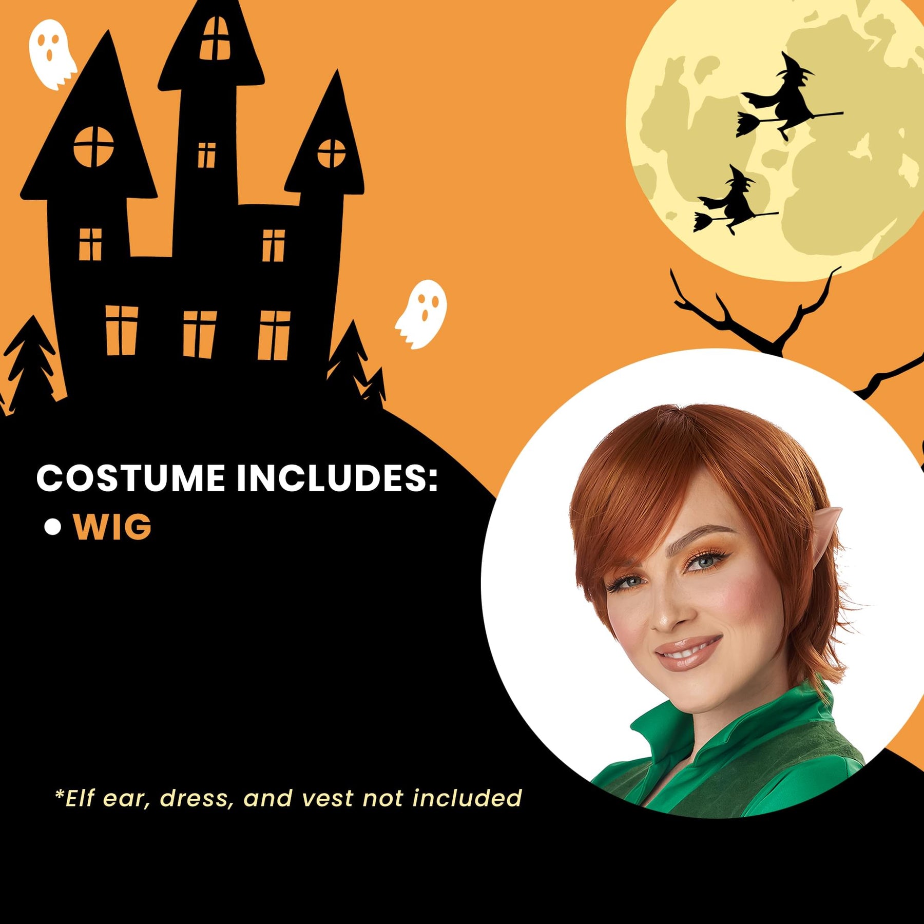 Peter Pan Shag Wig
