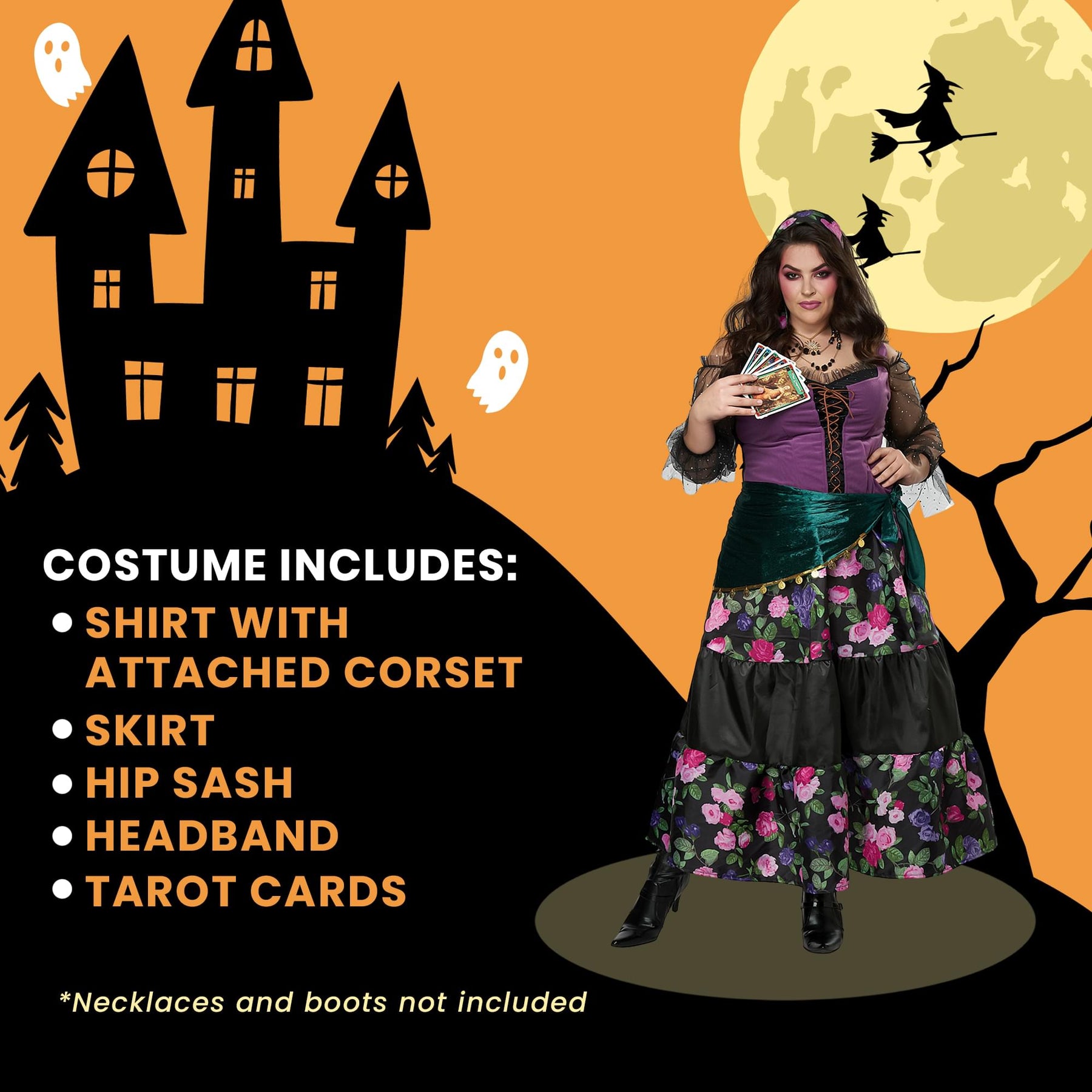 Mystical Charmer Plus Costume