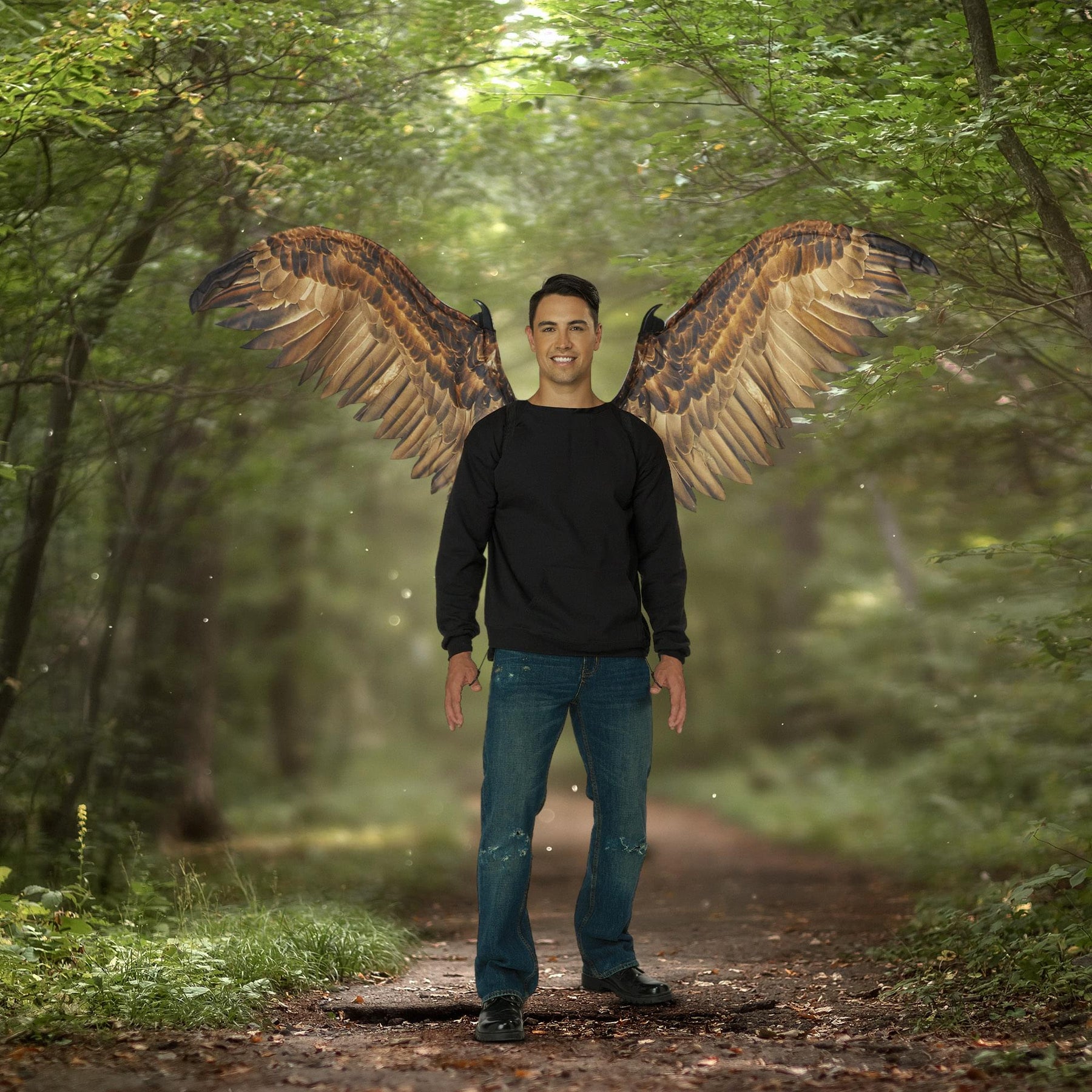 Eagle Bird Of Prey Costume Wings | One Size Fits Most