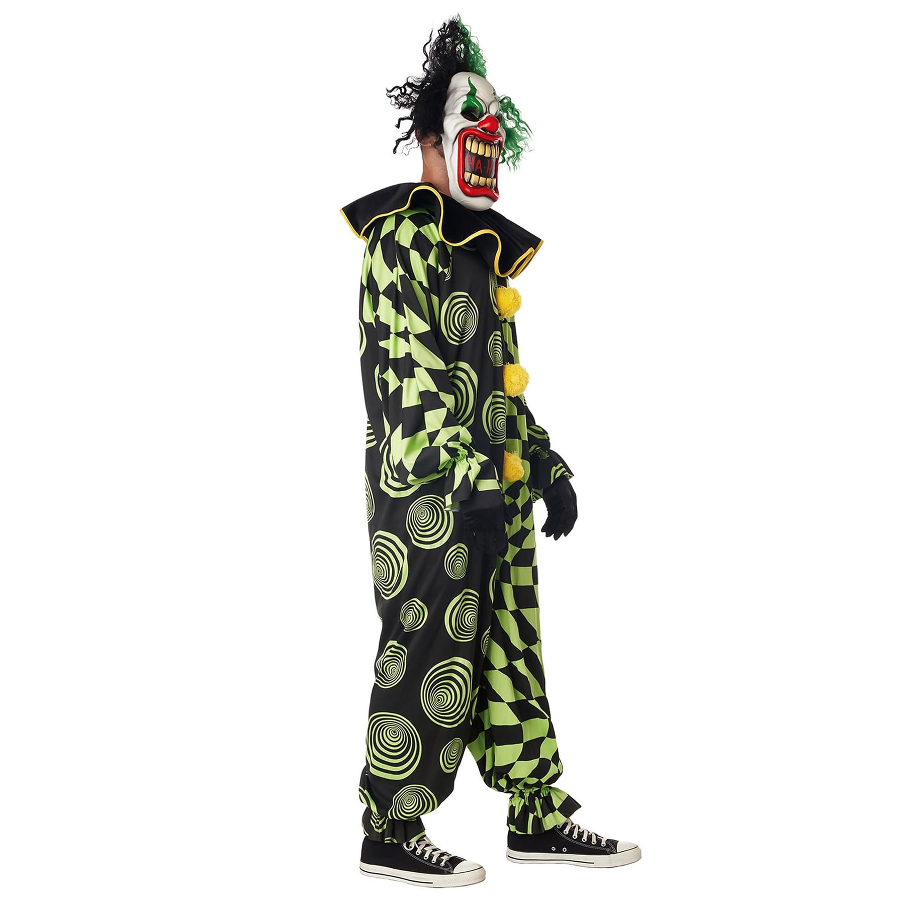 Funhouse Freak Scary Clown Adult Plus Size Costume