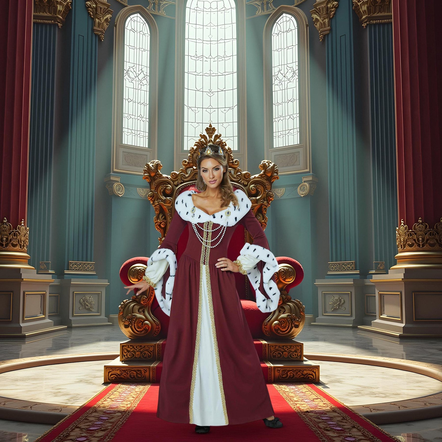 Adult Royal Storybook Queen Costume